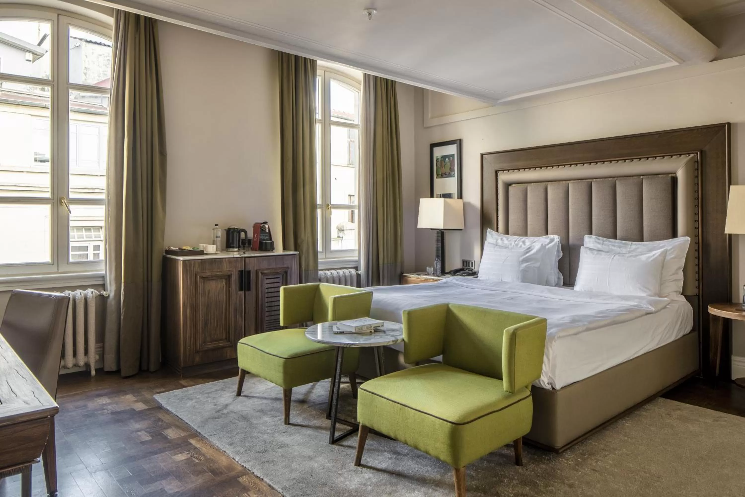 Bedroom, Bed in The Bank Hotel Istanbul, a Member of Design Hotels