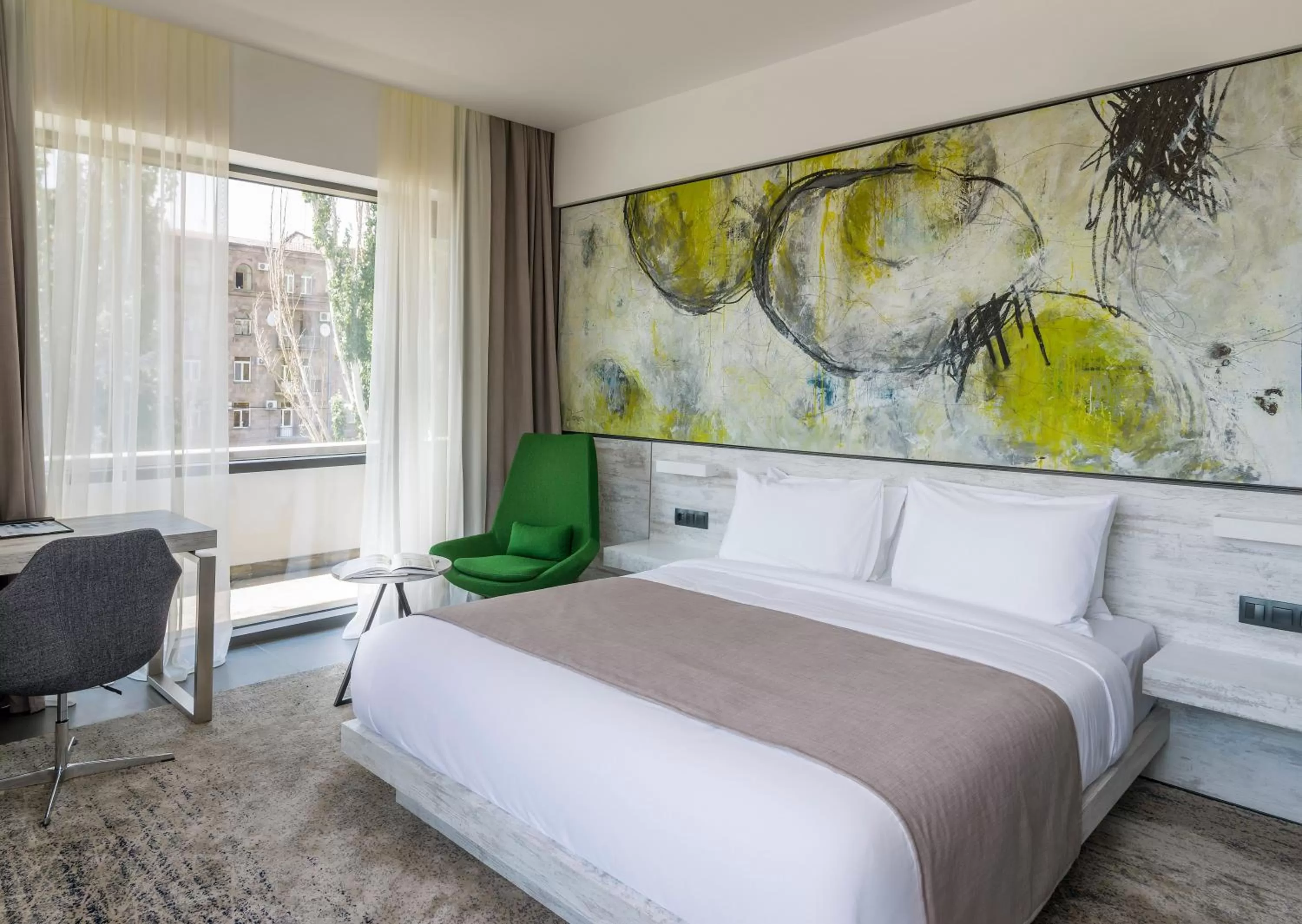 Photo of the whole room, Bed in Messier 53 Hotel Yerevan