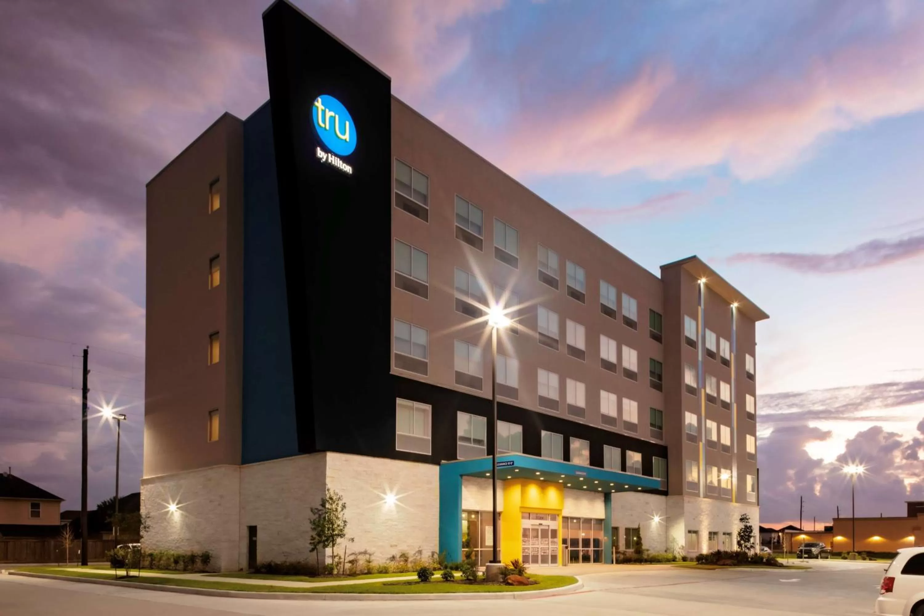 Property building in Tru By Hilton Cypress Houston TX