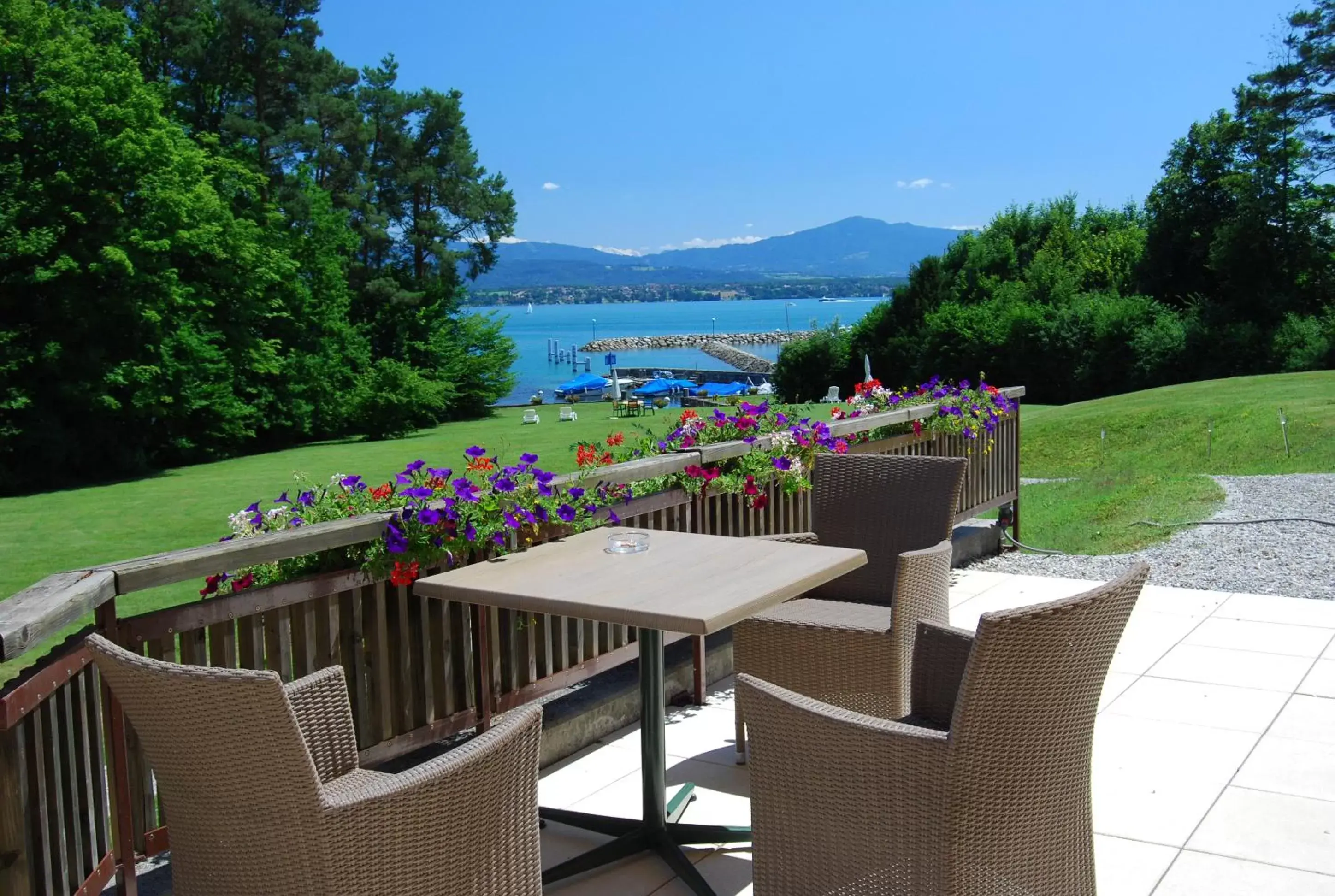 Balcony/Terrace in Hotel La Barcarolle