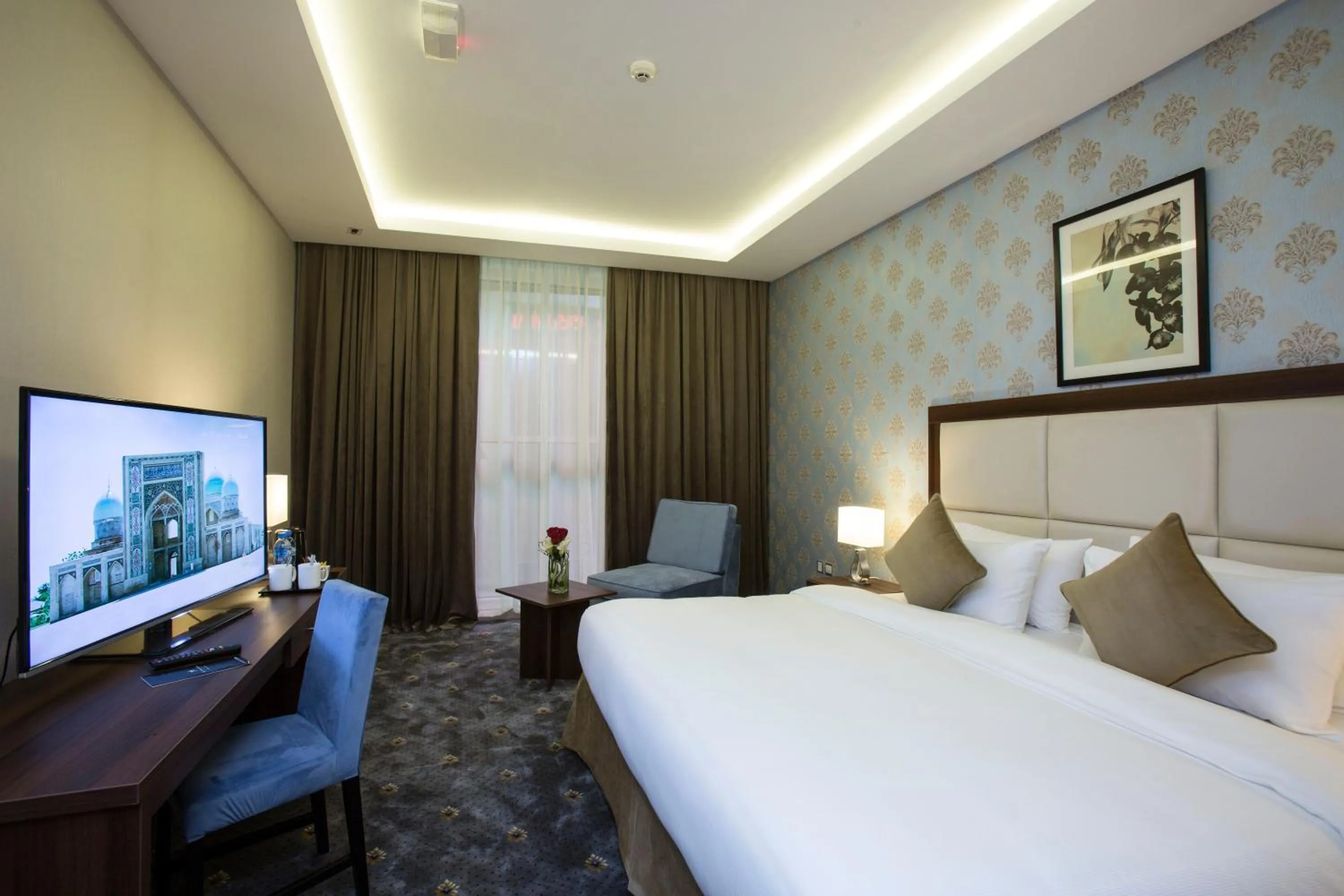 Bedroom, Bed in The Town Hotel Doha