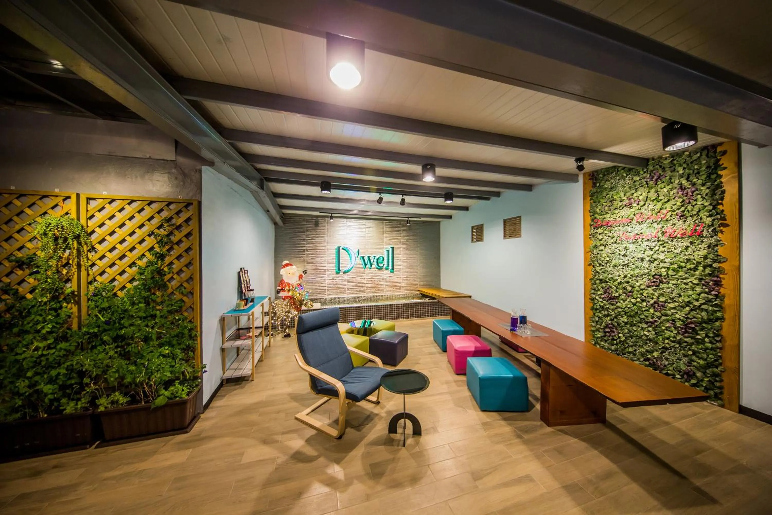 Garden in D'Well Hostel