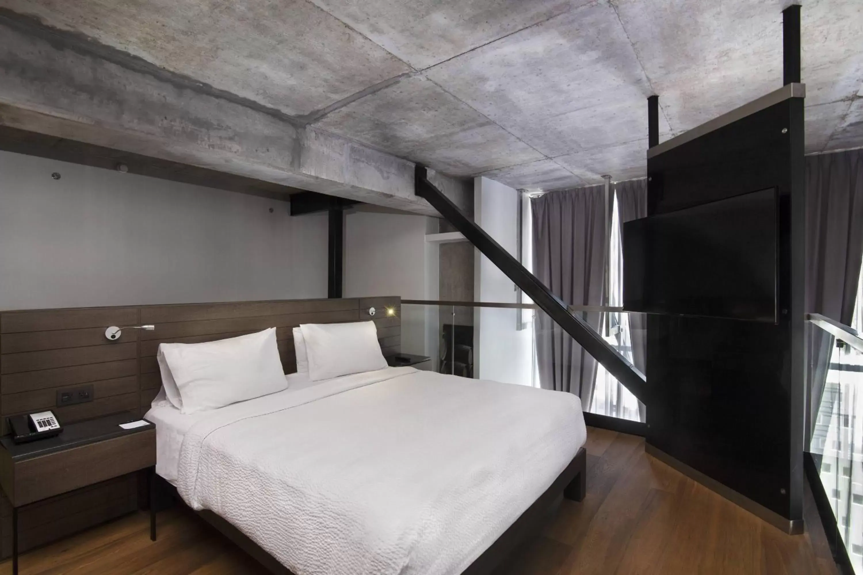 Bedroom, Bed in AC Hotel by Marriott Guadalajara Mexico