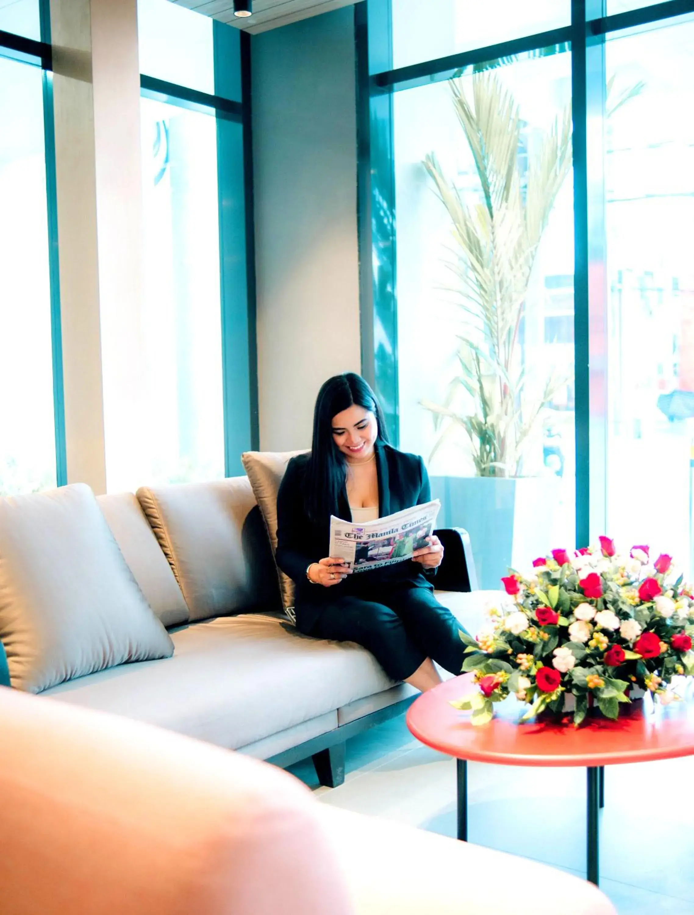 Lobby or reception in Harolds Evotel Quezon City