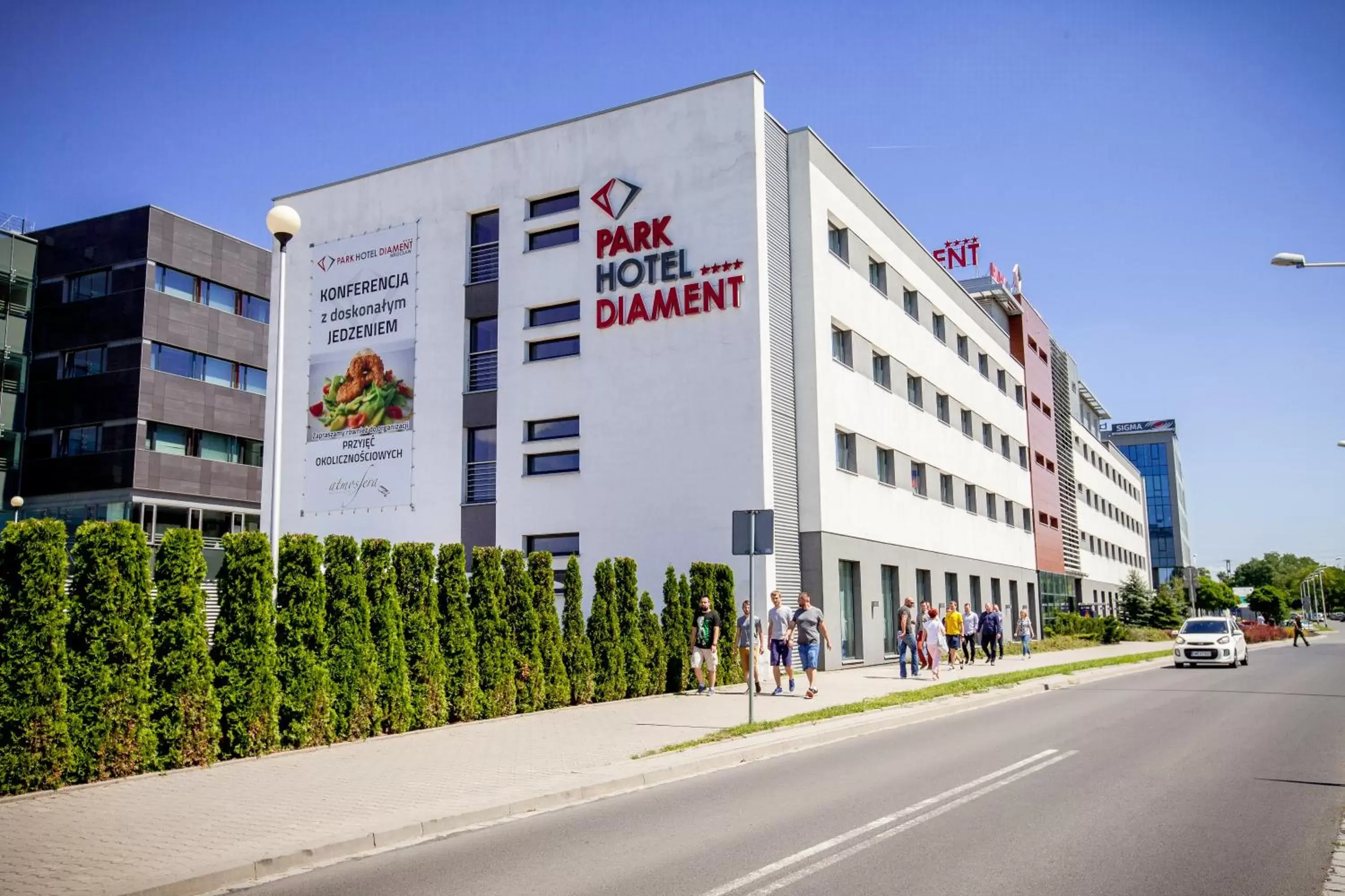 Property building in Park Hotel Diament Wroclaw