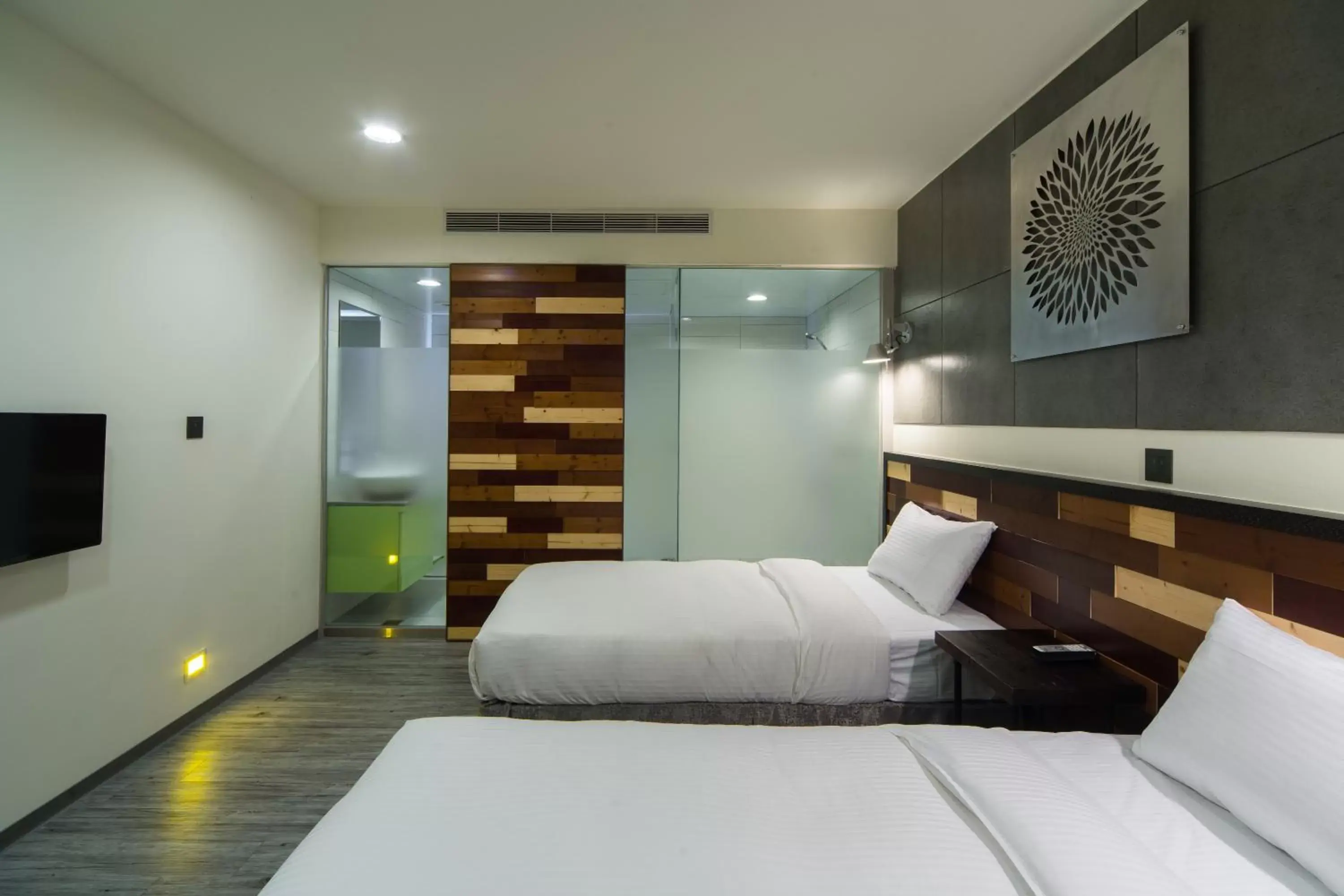 Bed in Xinshe Hotel - Hsinchu