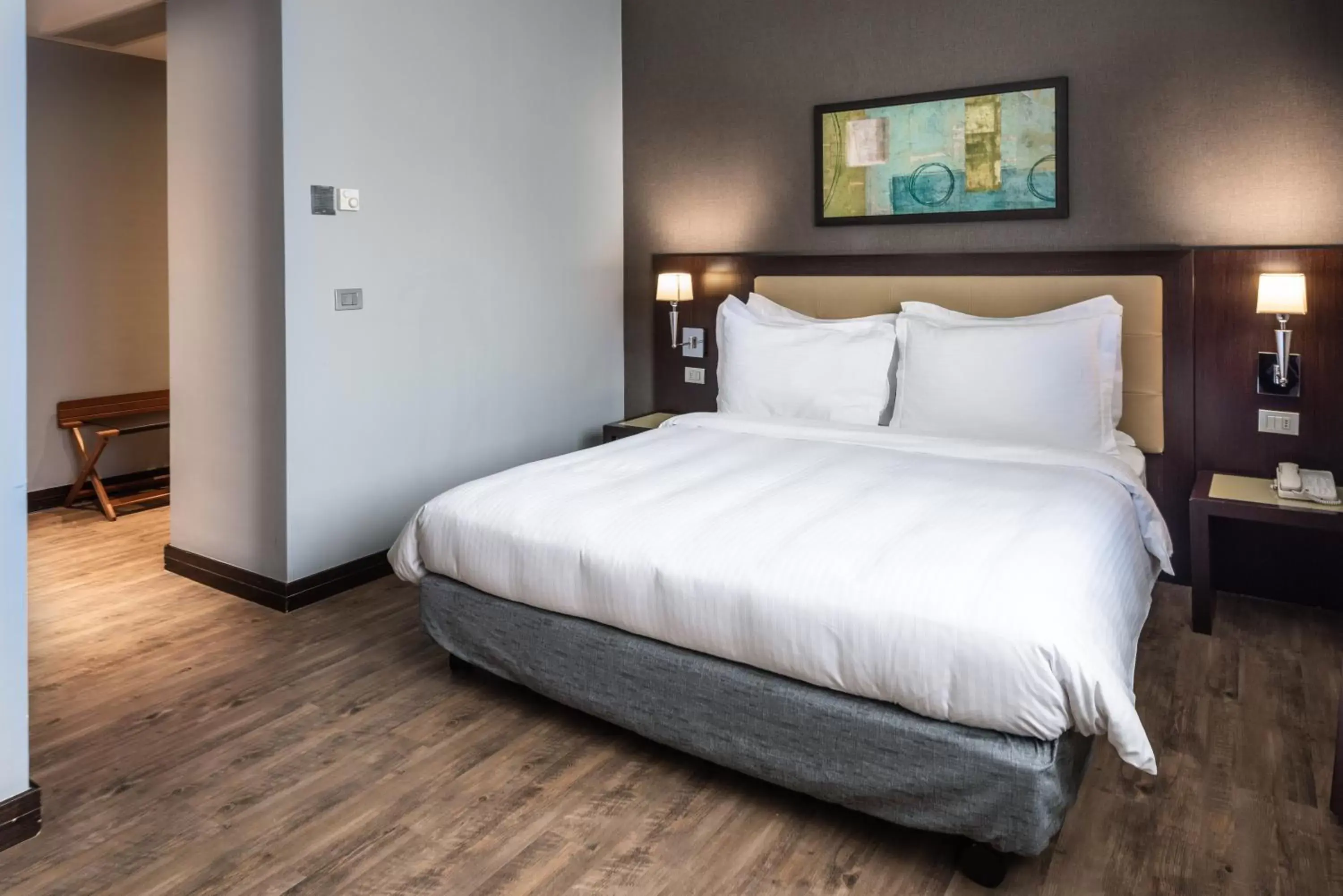 Bed in Radisson Hotel Astana