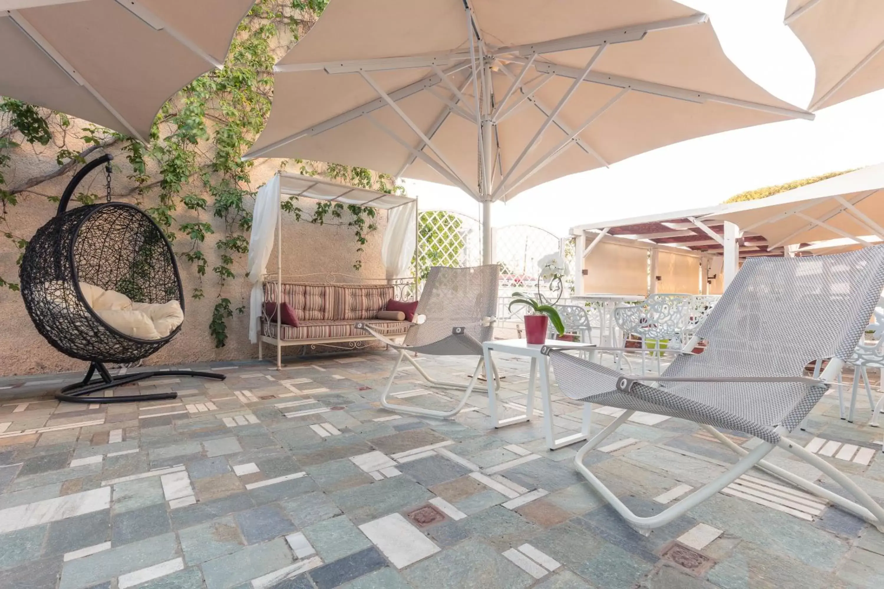 Balcony/Terrace, Patio/Outdoor Area in Aktaion Beach Boutique Hotel & Spa