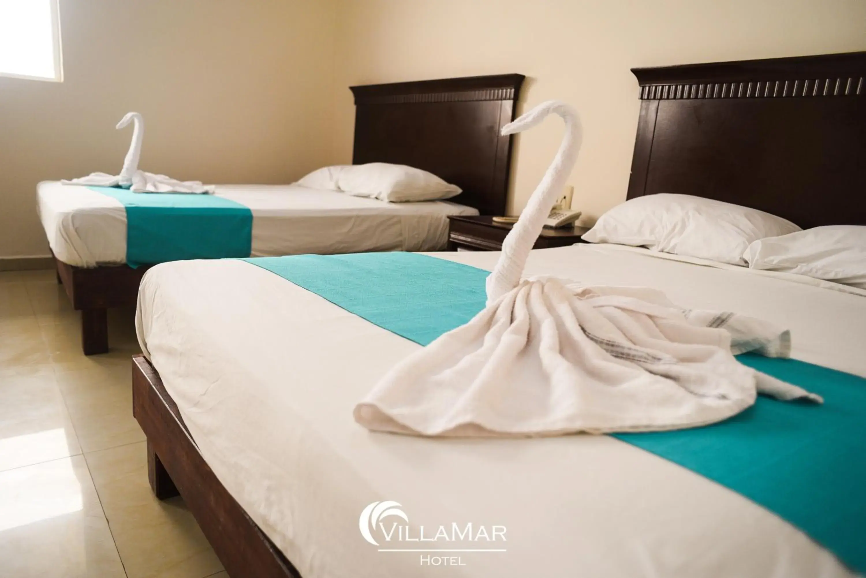 Bed in Hotel Villamar