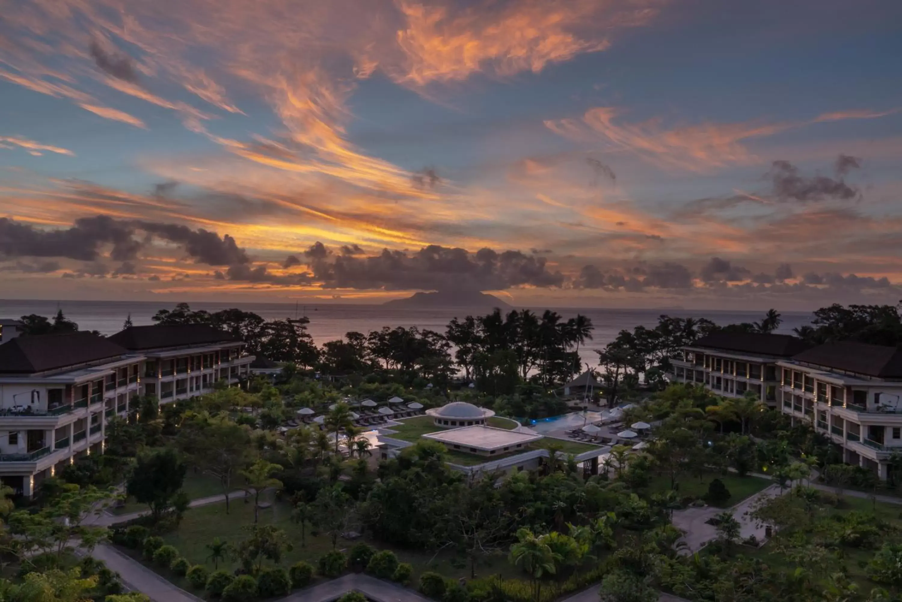 Bird's eye view, Bird's-eye View in Savoy Seychelles Resort & Spa