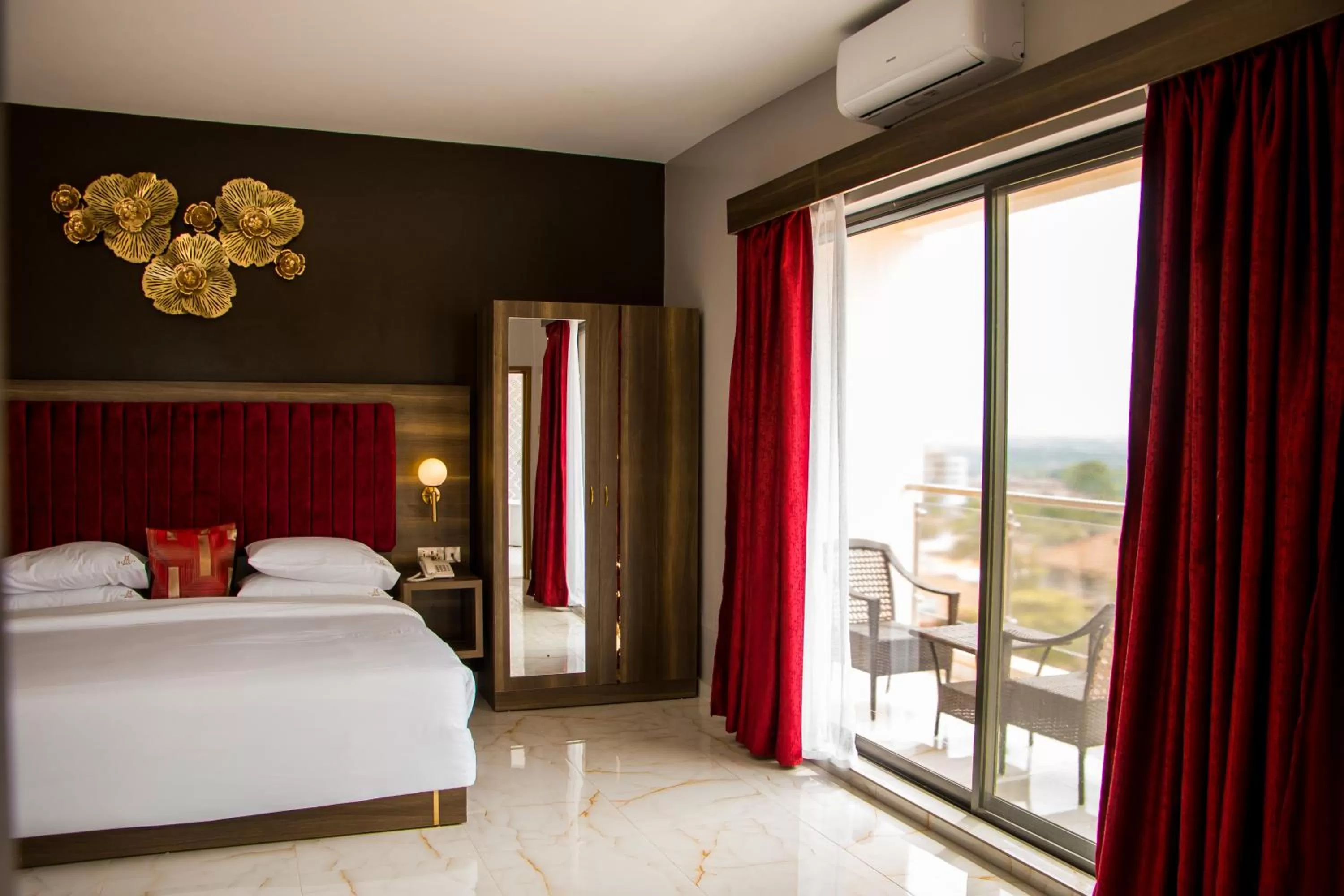 Bed in Hotel Horizon Entebbe