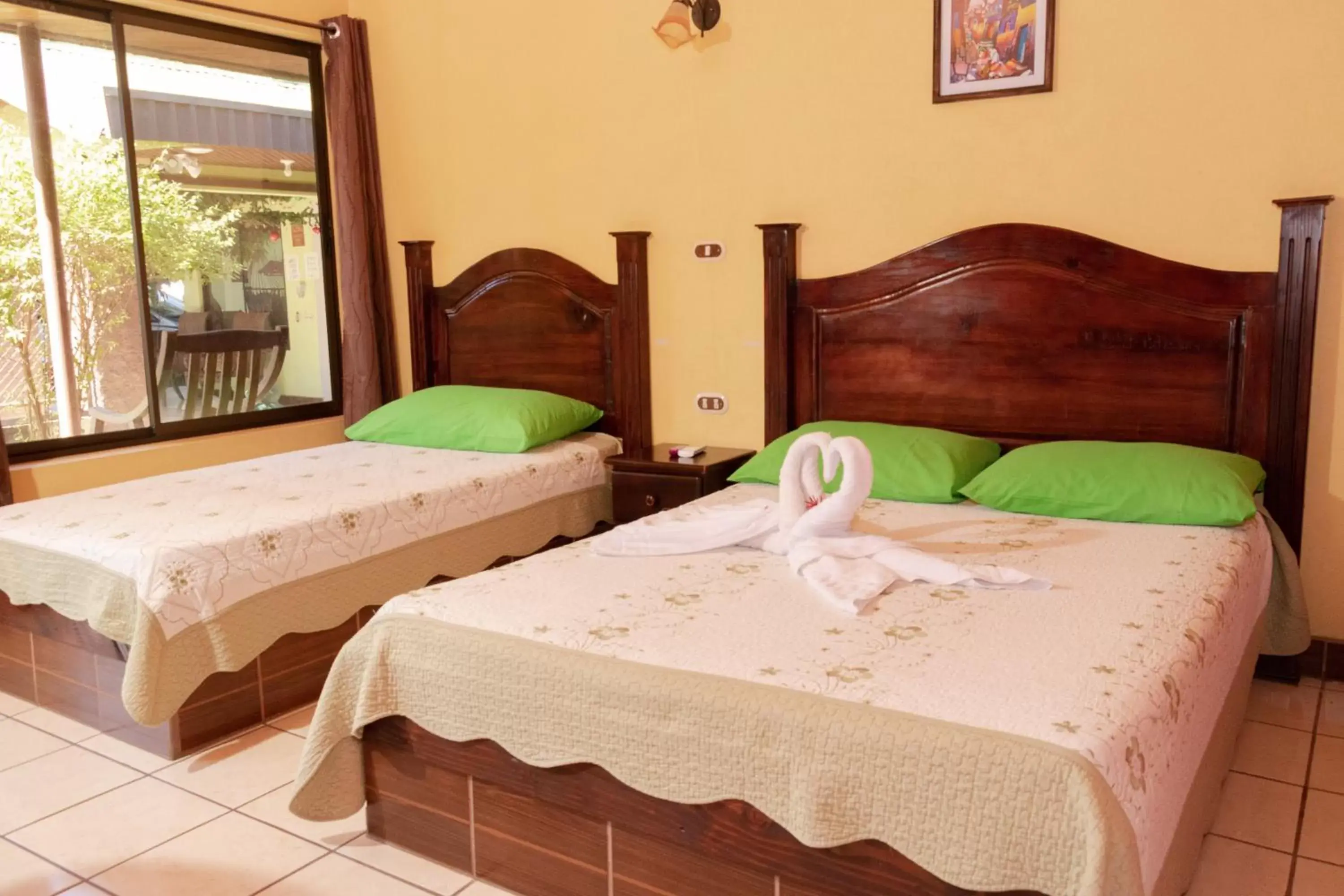 Bed in Hotel Villa Hermosa