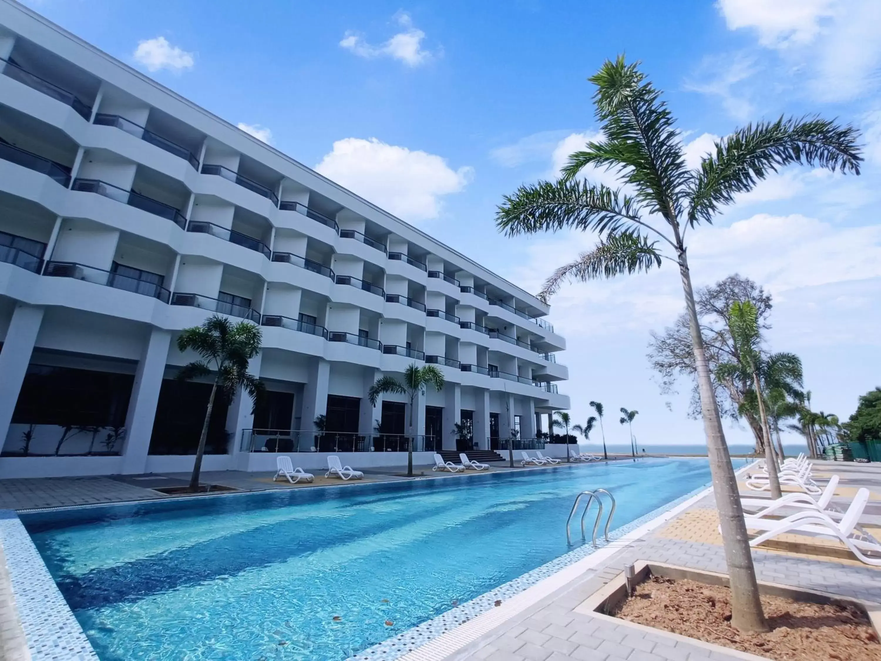 Swimming pool, Property Building in Pacific Regency Beach Resort, Port Dickson