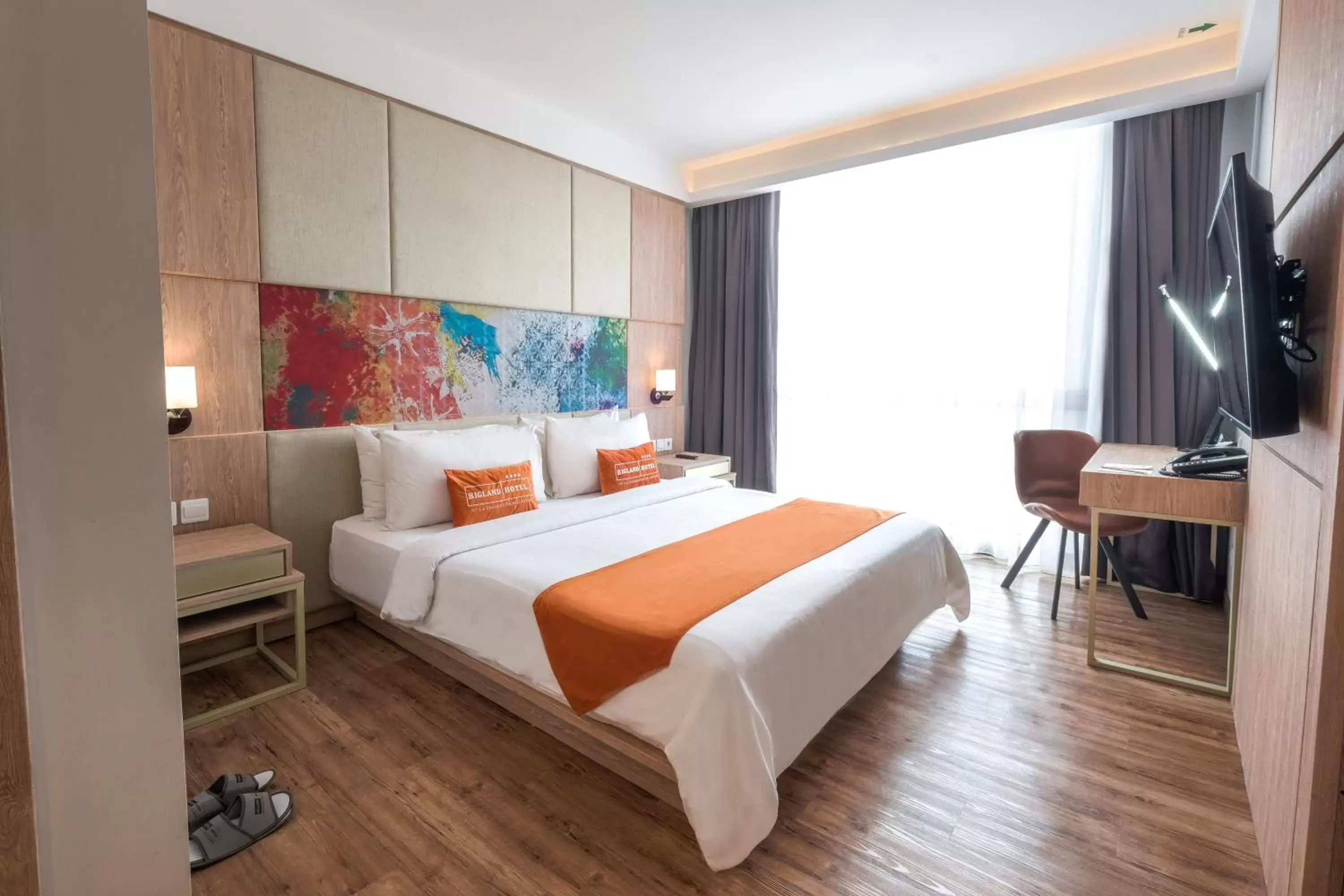 Bedroom, Bed in Bigland Hotel Bogor