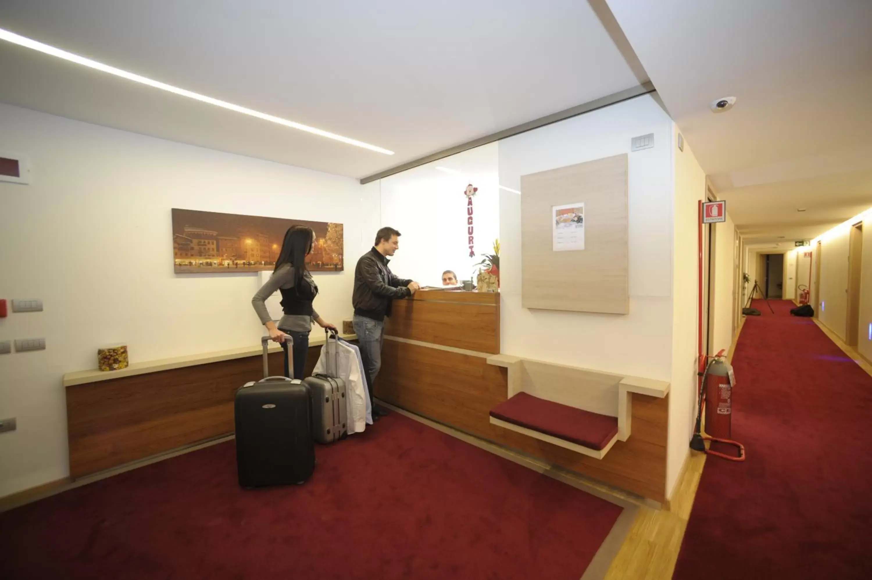 Lobby or reception in Al Marinaio Hotel Garni