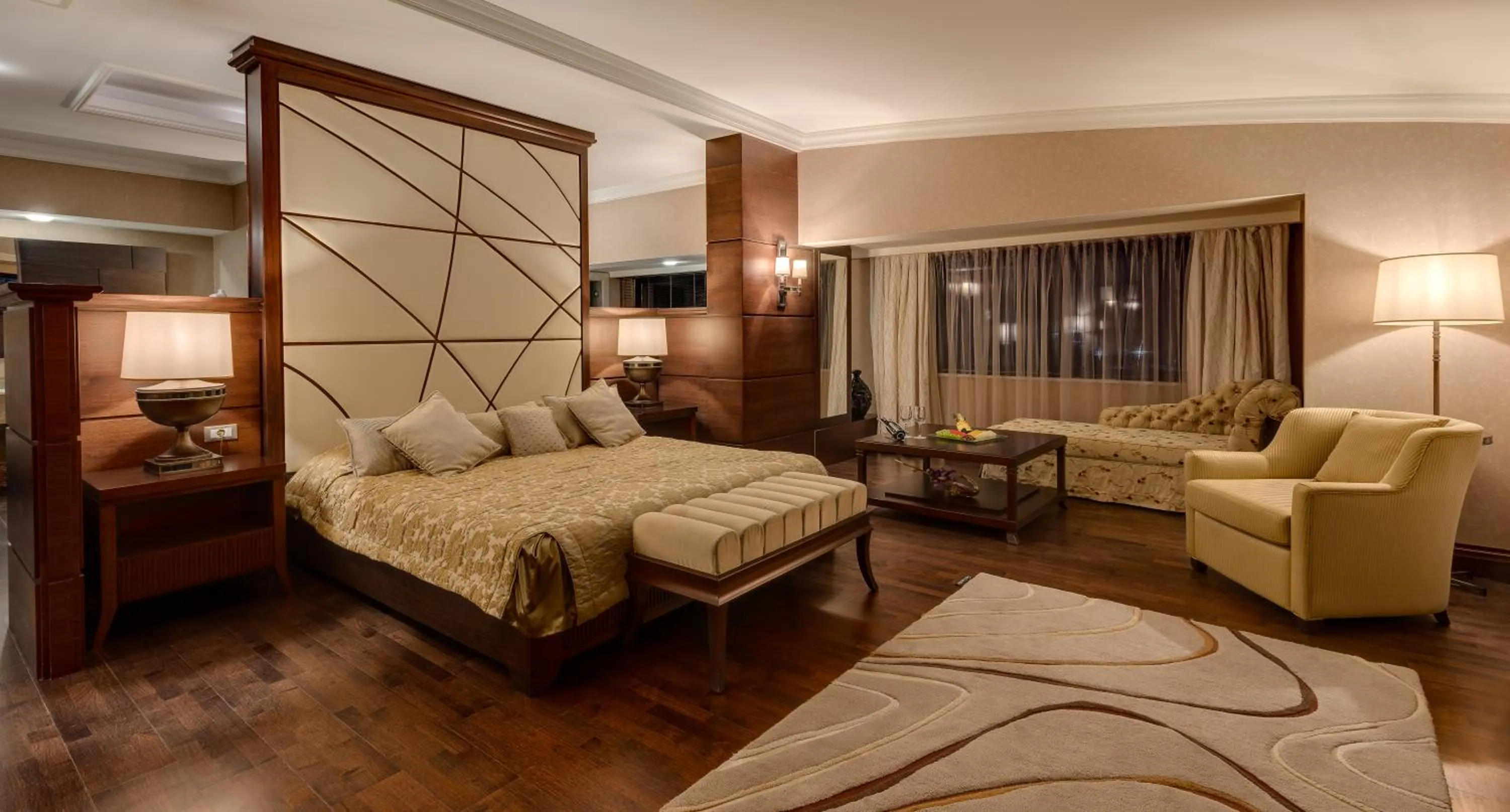 Bed in Susesi Luxury Resort