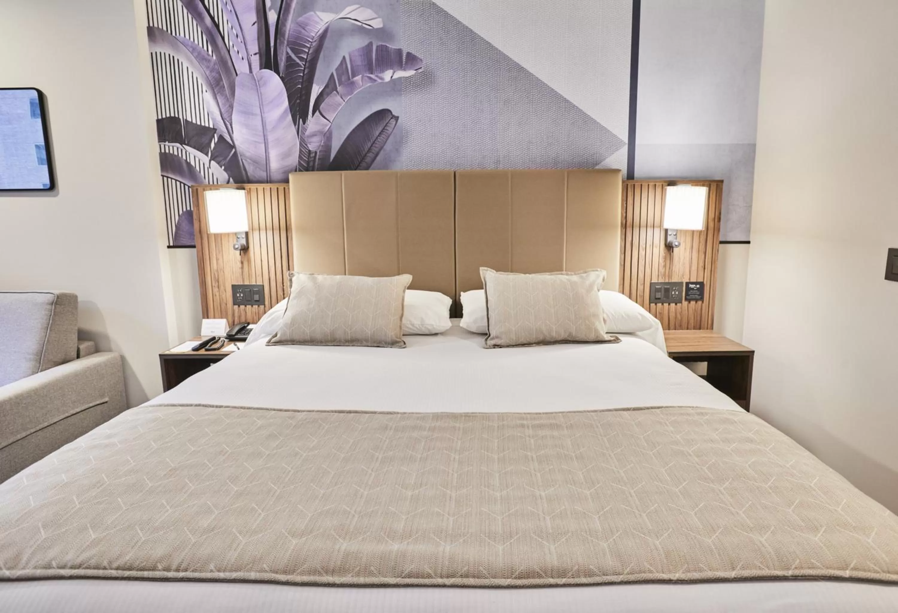 Bed in Riu Plaza Manhattan Times Square