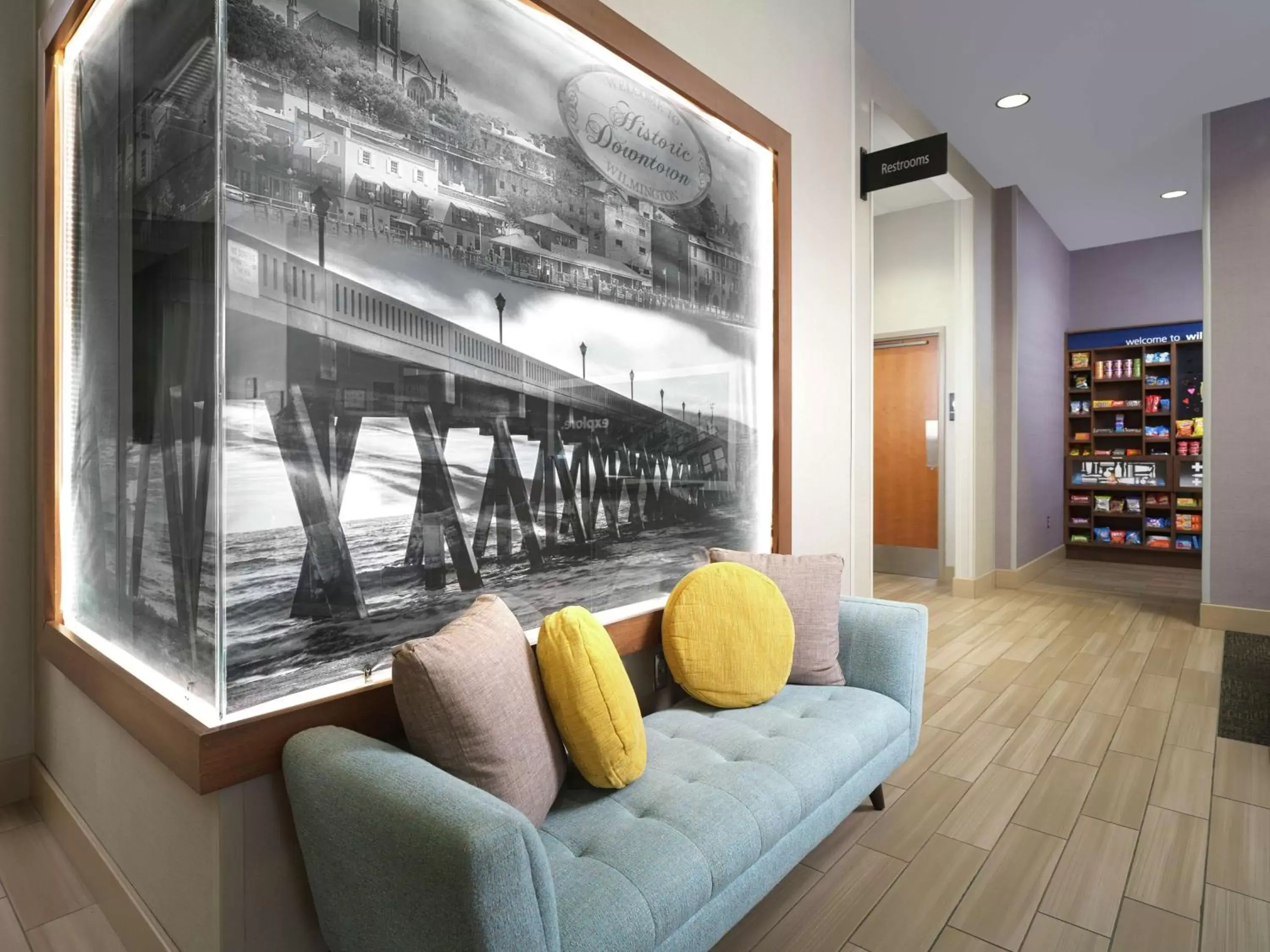 Lobby or reception in Hampton Inn Wilmington Downtown