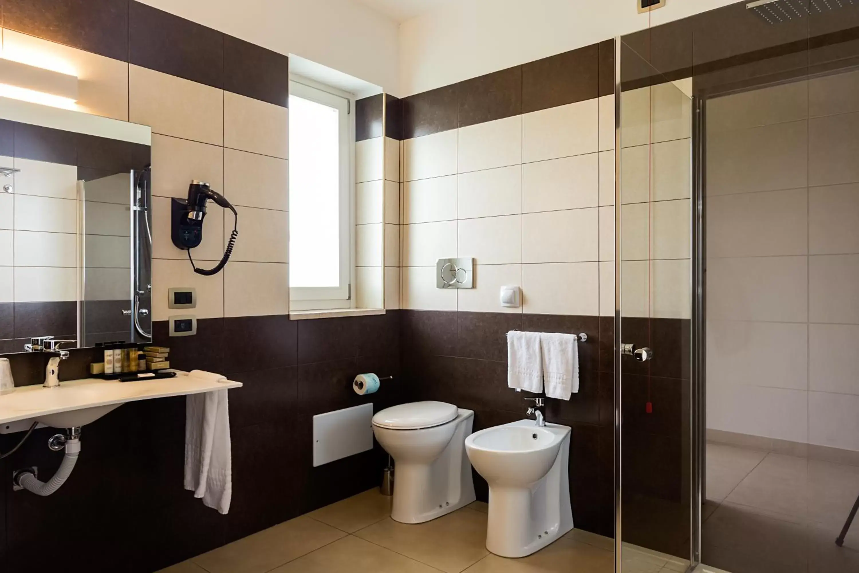 Toilet, Bathroom in Wellness Spa Hotel Principe Fitalia