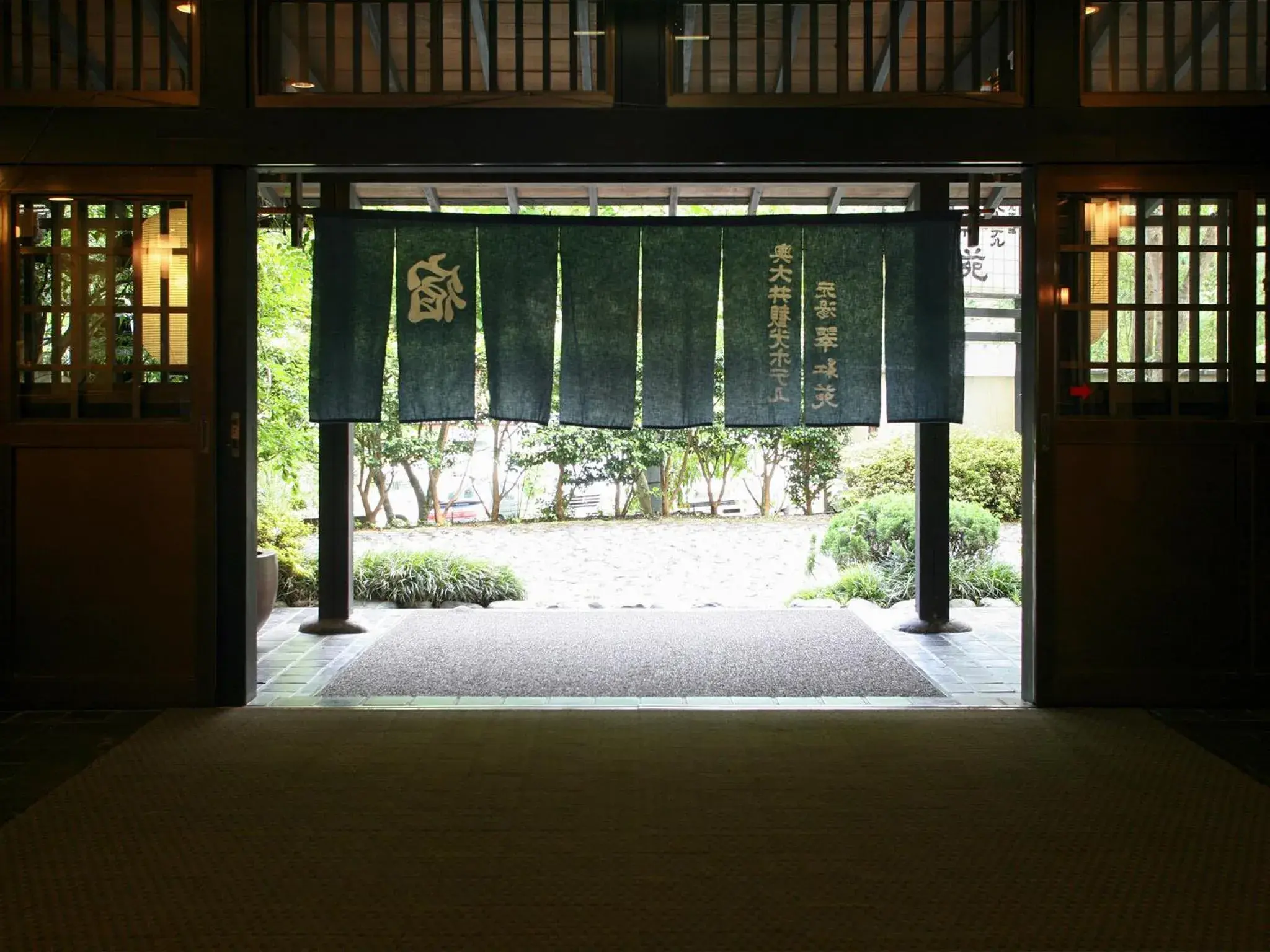 Lobby or reception in Suikoen Ryokan