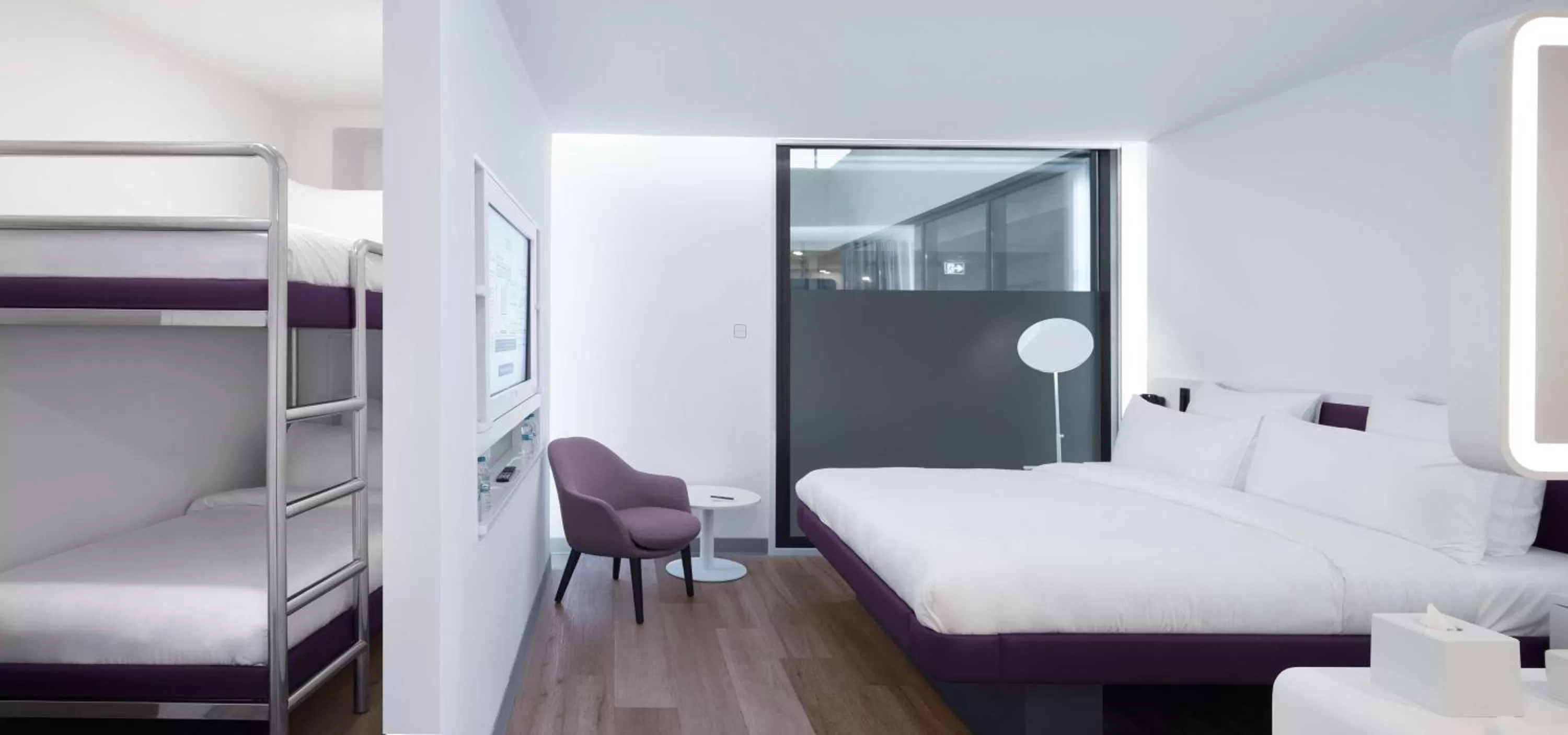 Bed in YOTELAIR Istanbul Airport, Duty free - International Transit area