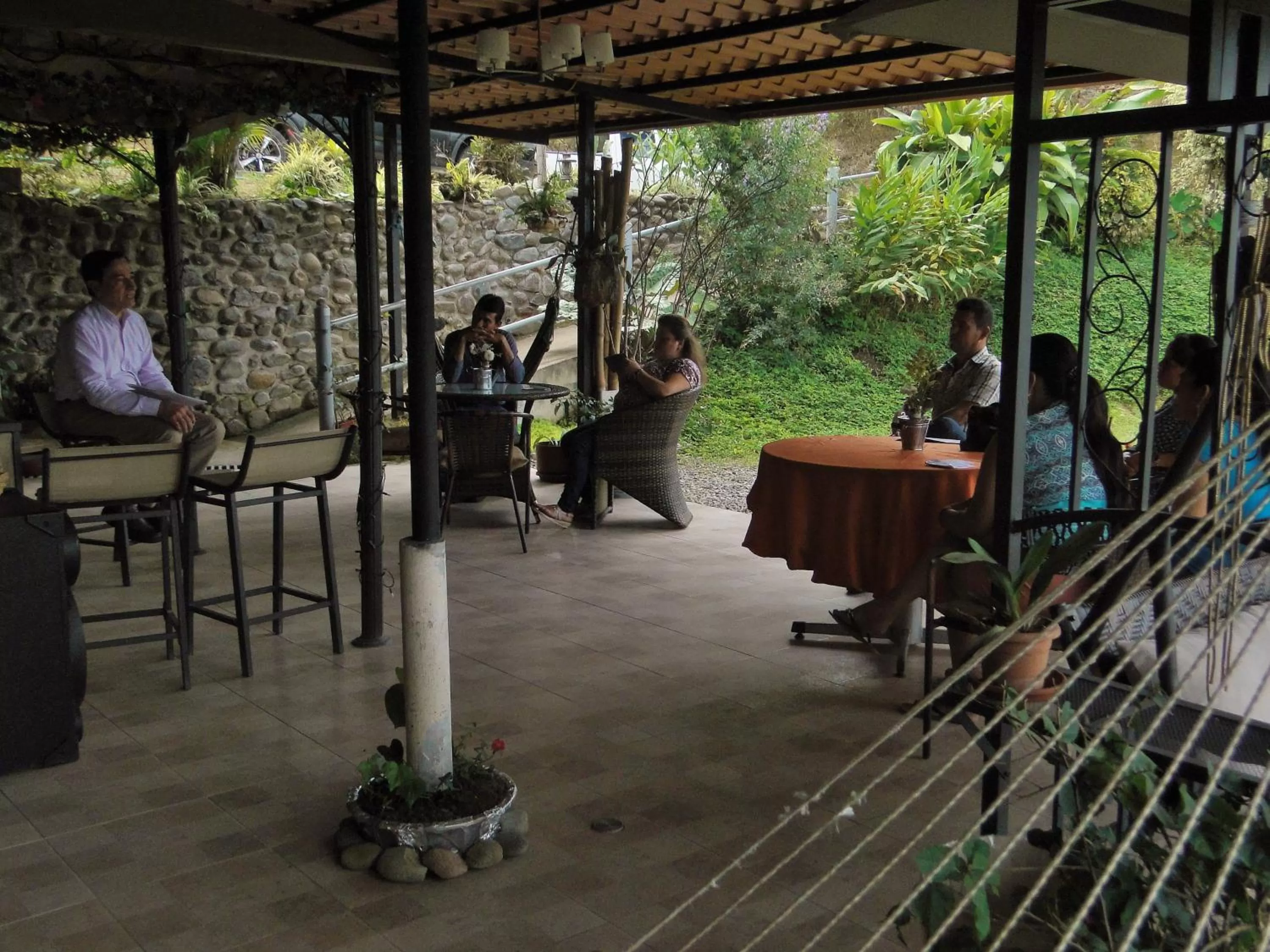 Guests in Hosteria Florecer