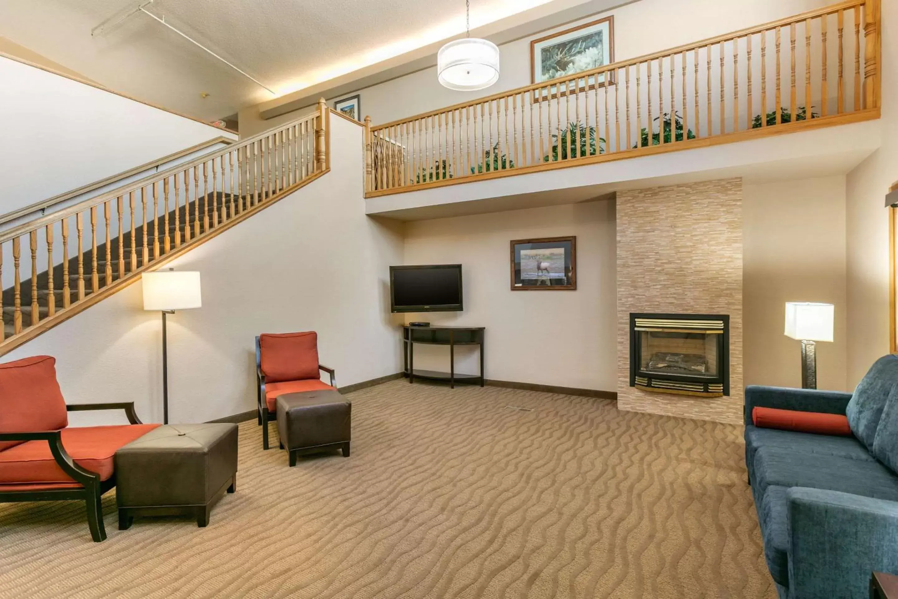 Lobby or reception, Seating Area in Comfort Inn Worland Hwy 16 to Yellowstone