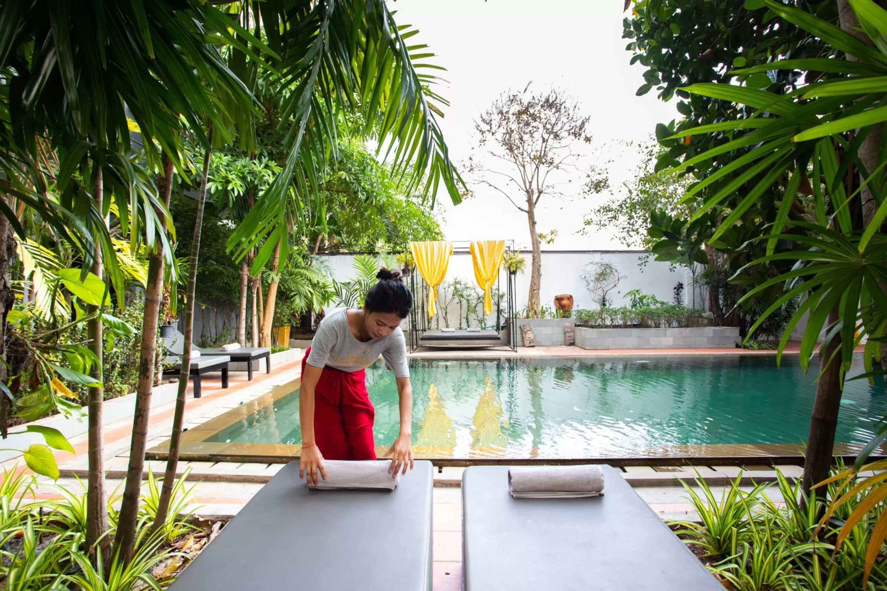 People in Indra Porak Residence Hotel