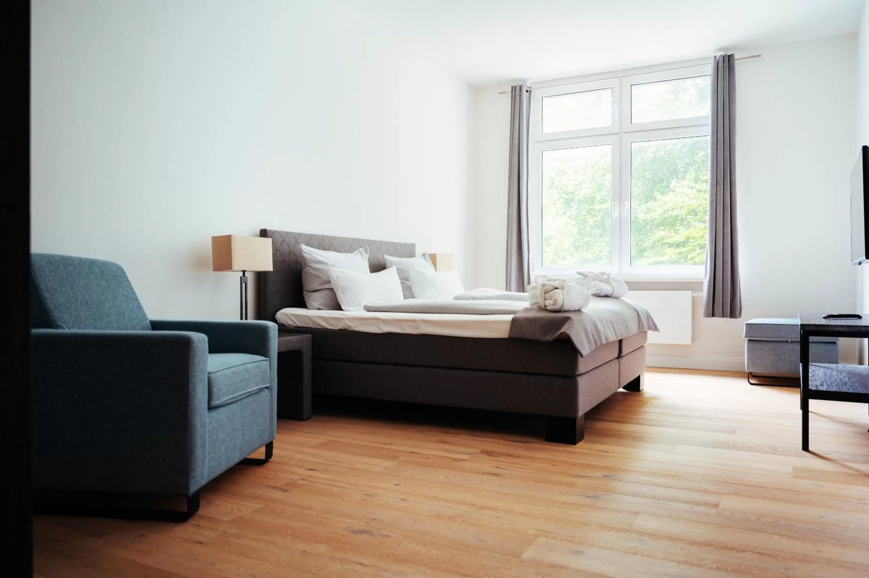 Bed in Intermar Hotel & Apartments