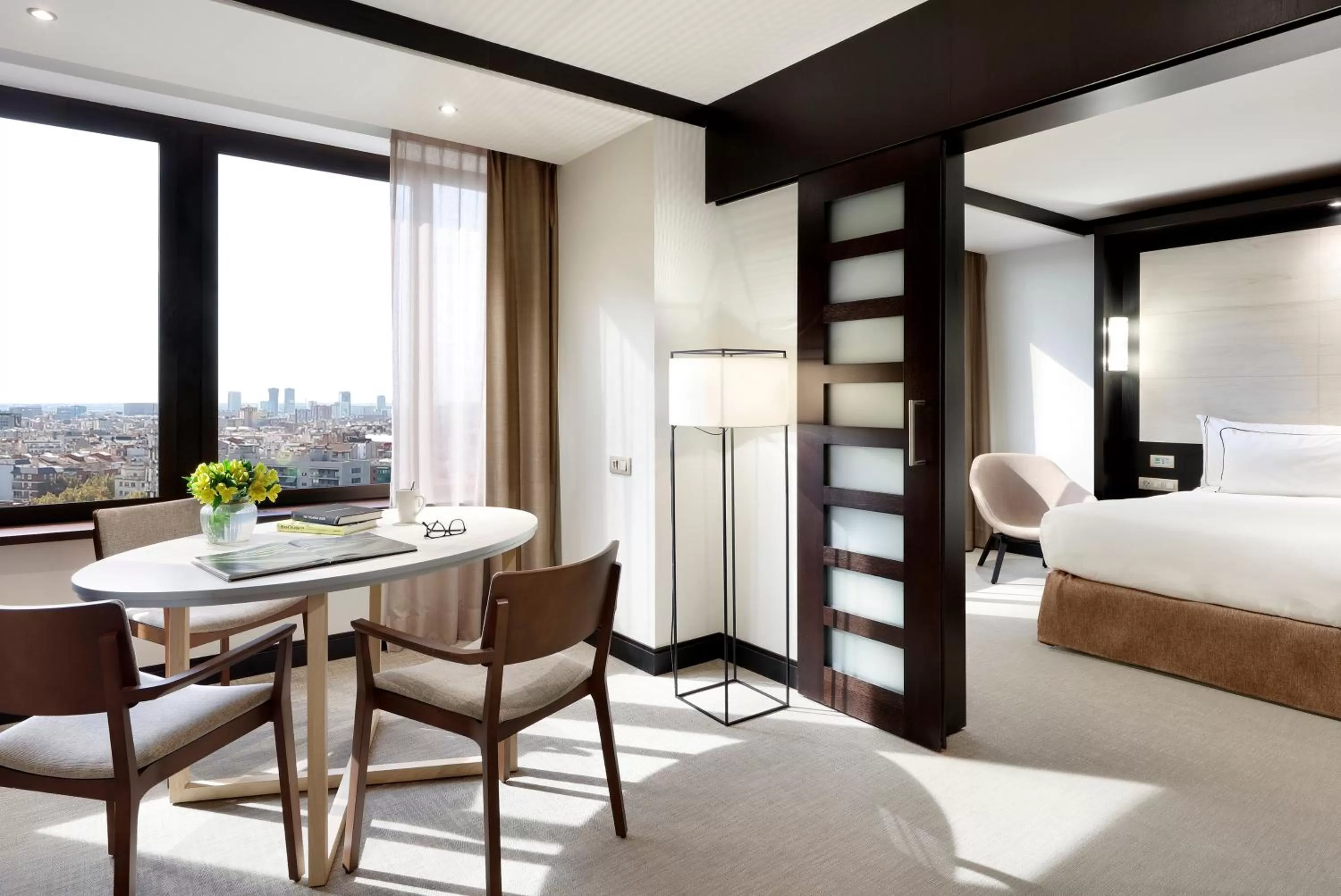 Bed in Melia Barcelona Sarriá