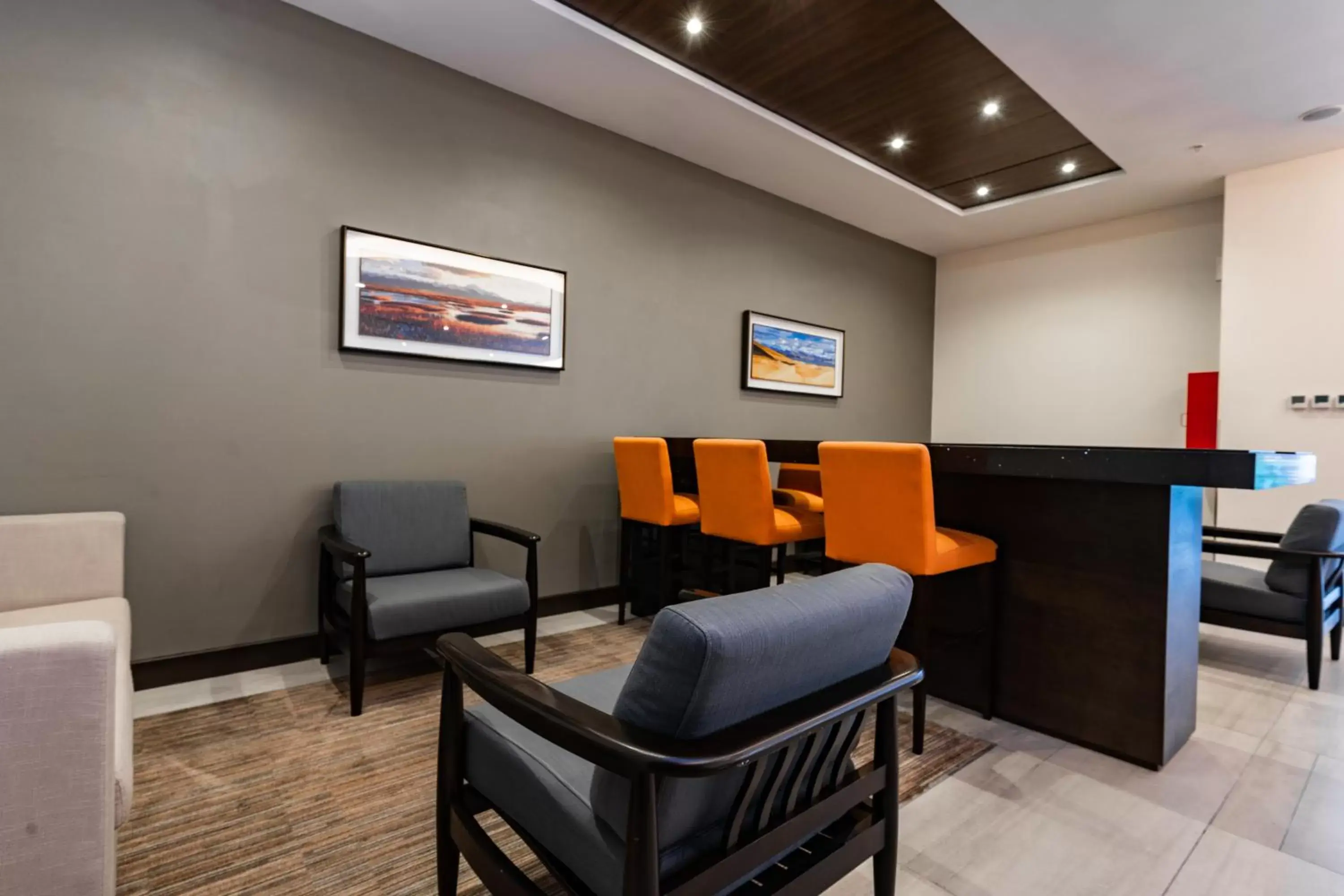 Living room, Lobby/Reception in La Quinta by Wyndham Santiago Aeropuerto