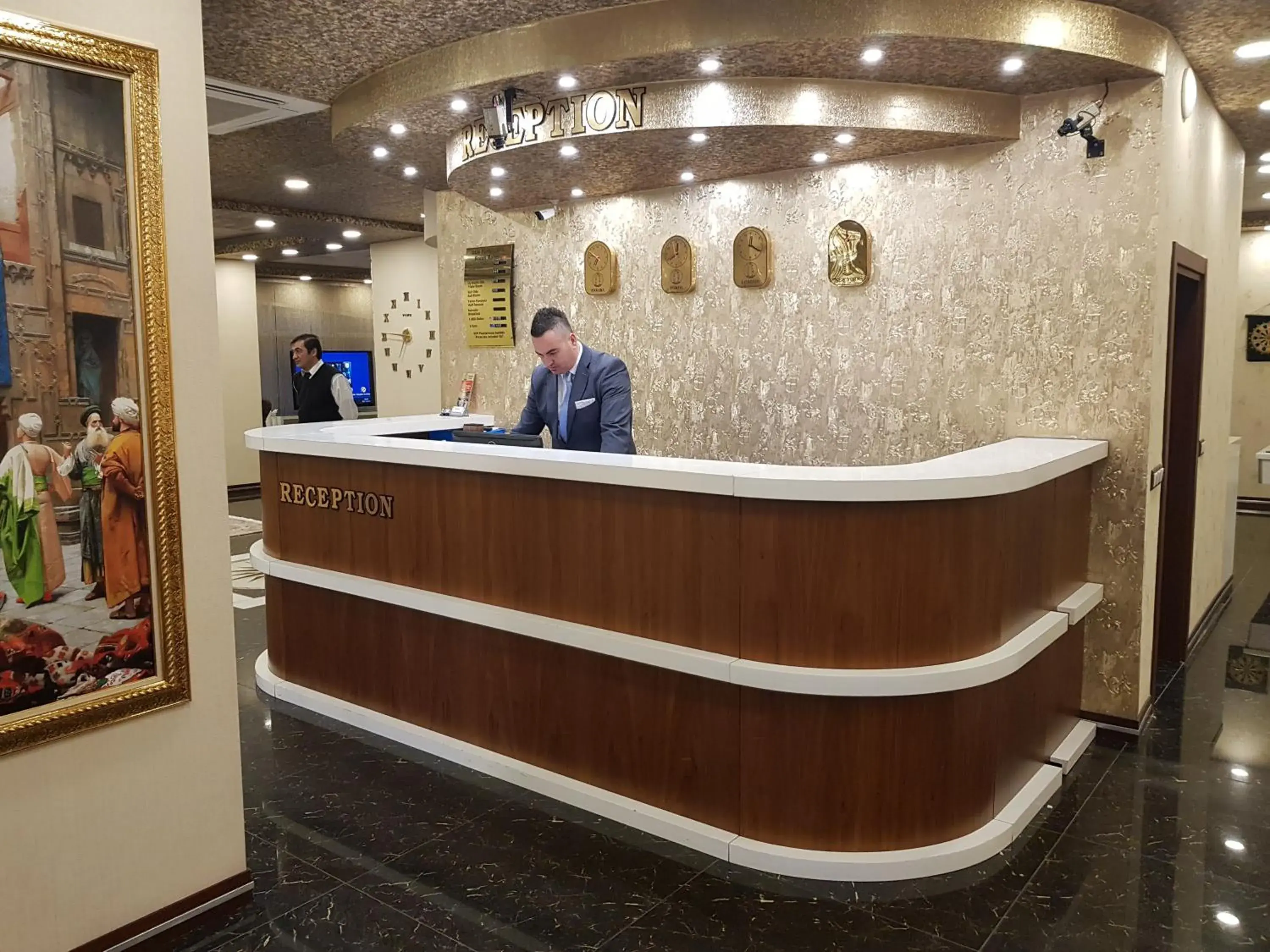 Lobby or reception, Lobby/Reception in Ismira Hotel Ankara