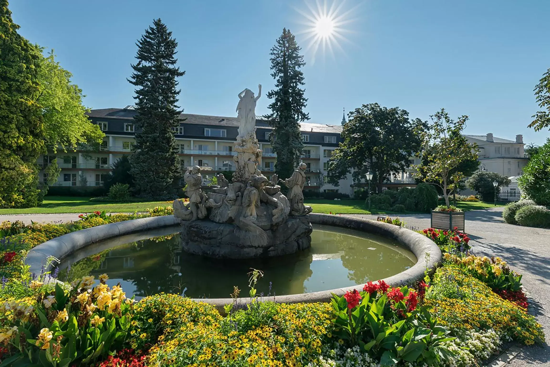 Garden, Property Building in At the Park Hotel