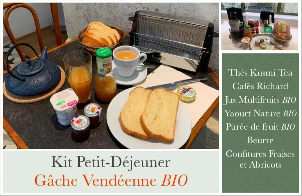 Breakfast in Apparthôtel Villa Côté Plateau - Angoulême Centre