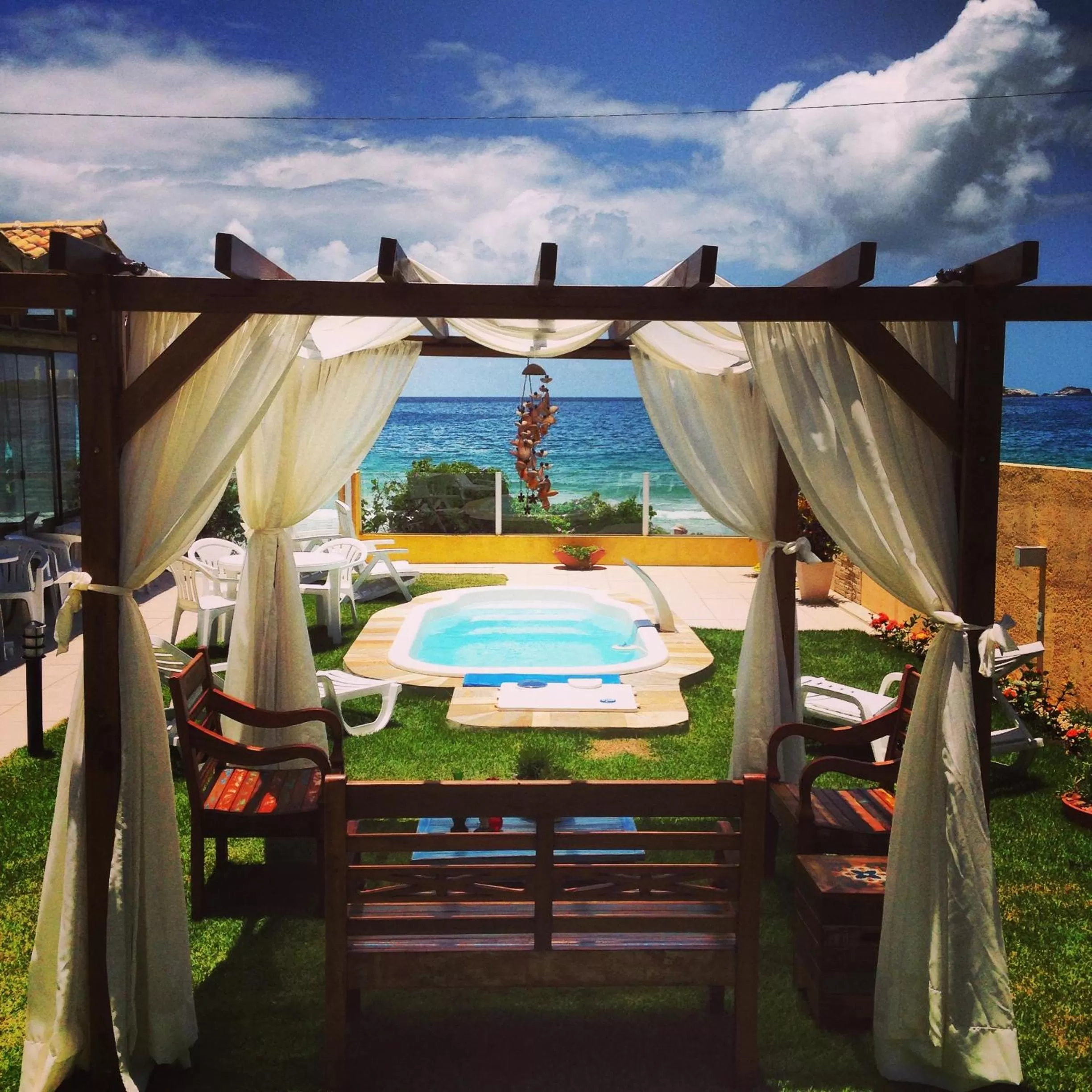 Garden in Pousada Ancoradouro's