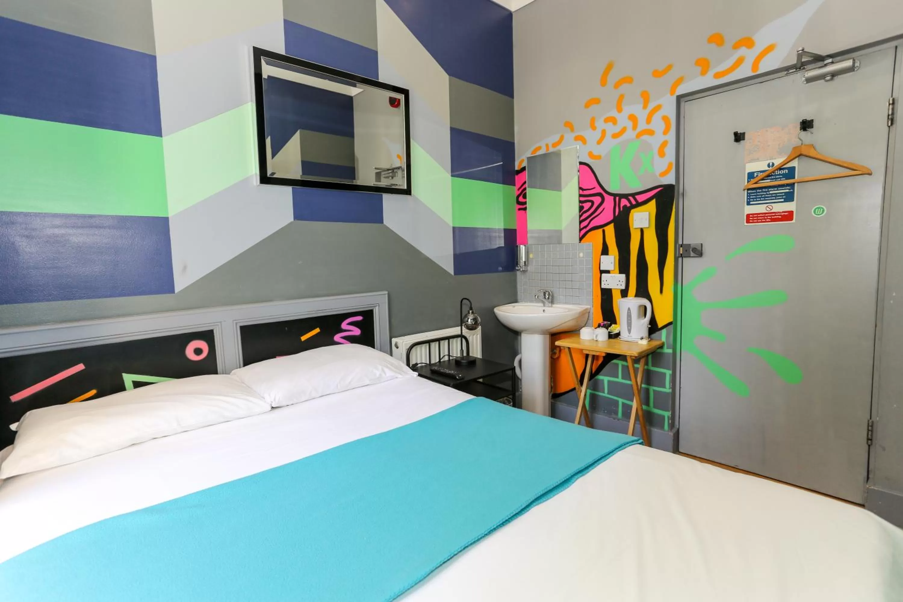 Bed in KX Rooms Kings Cross