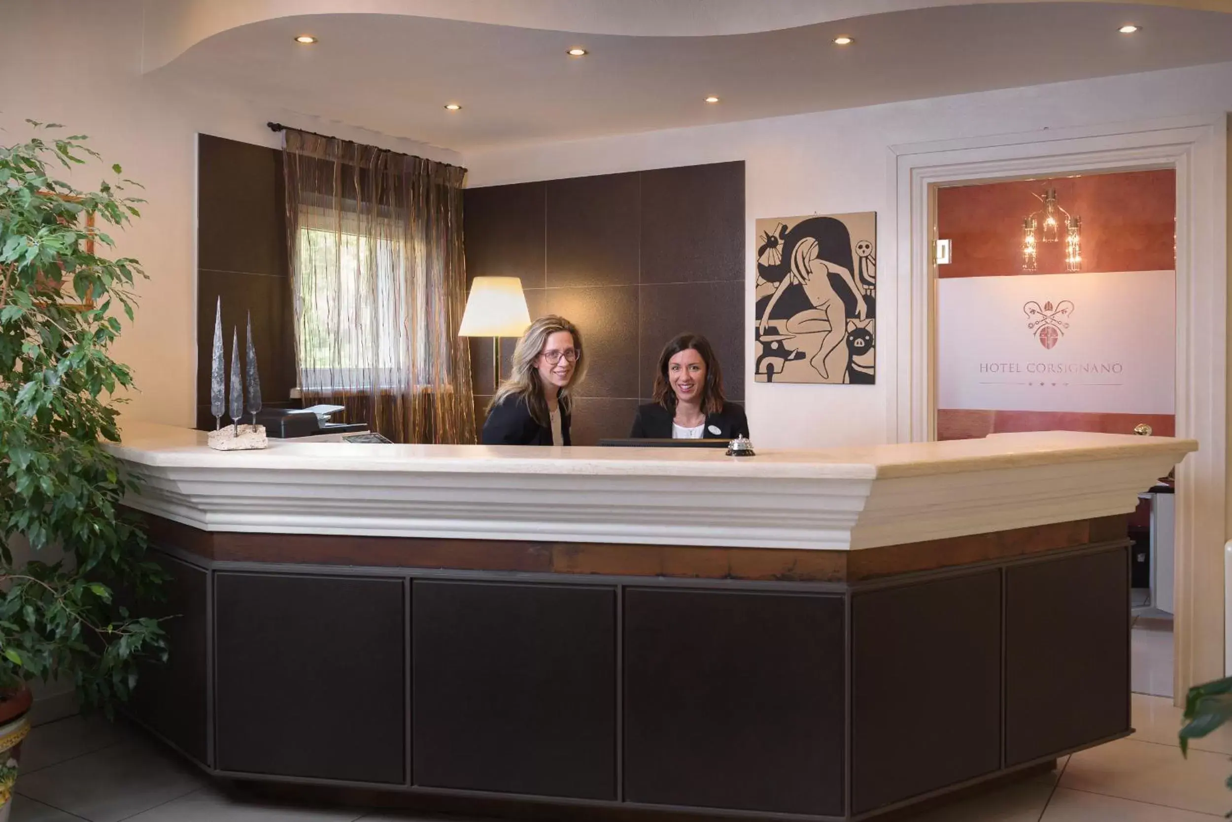 Staff, Lobby/Reception in Hotel Corsignano