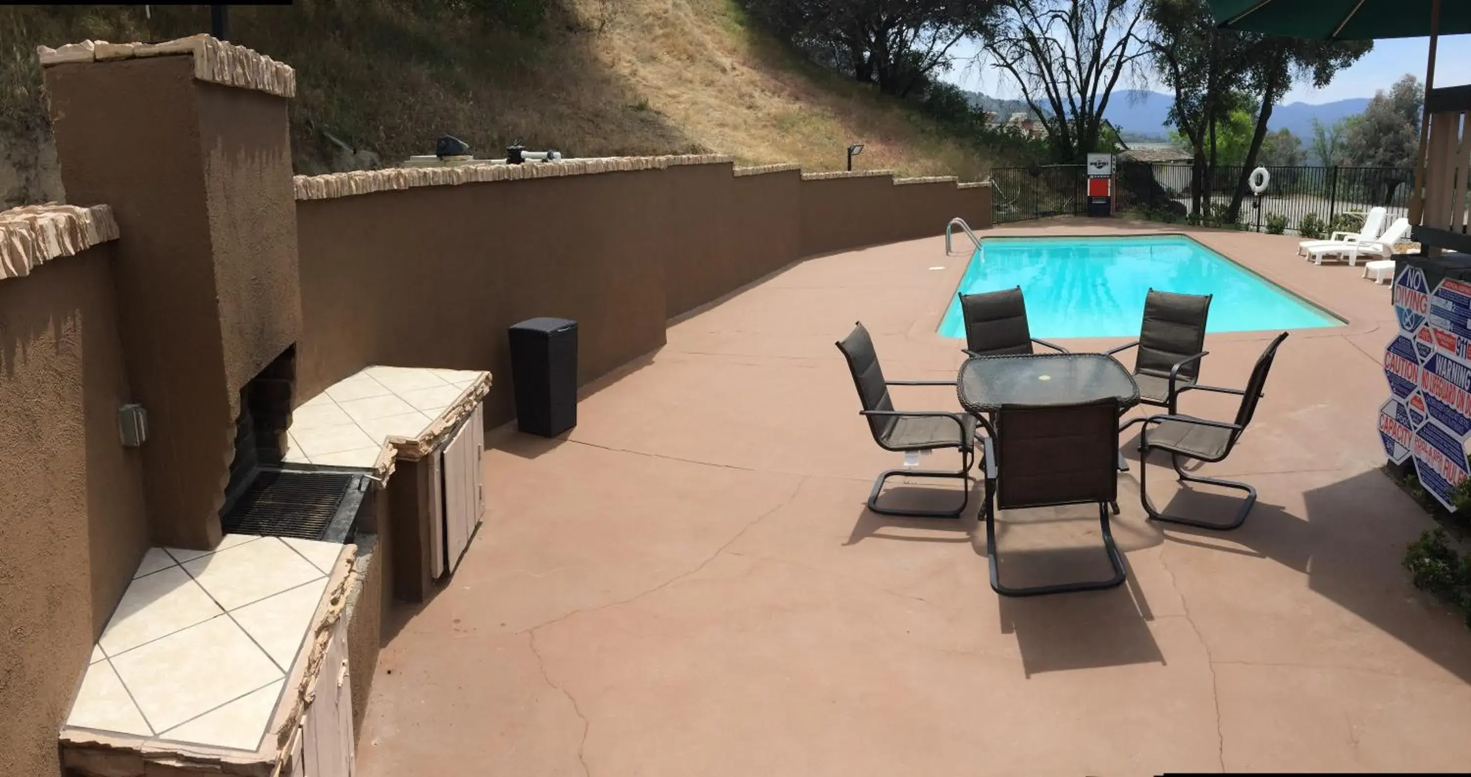 Patio in Mountain Trail Lodge and Vacation Rentals