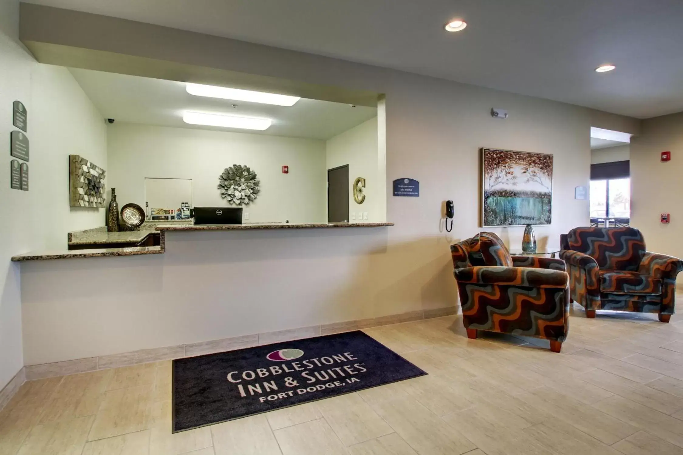 Lobby or reception in Cobblestone Inn & Suites - Fort Dodge Lobby or reception in Cobblestone Inn & Suites - Fort Dodge