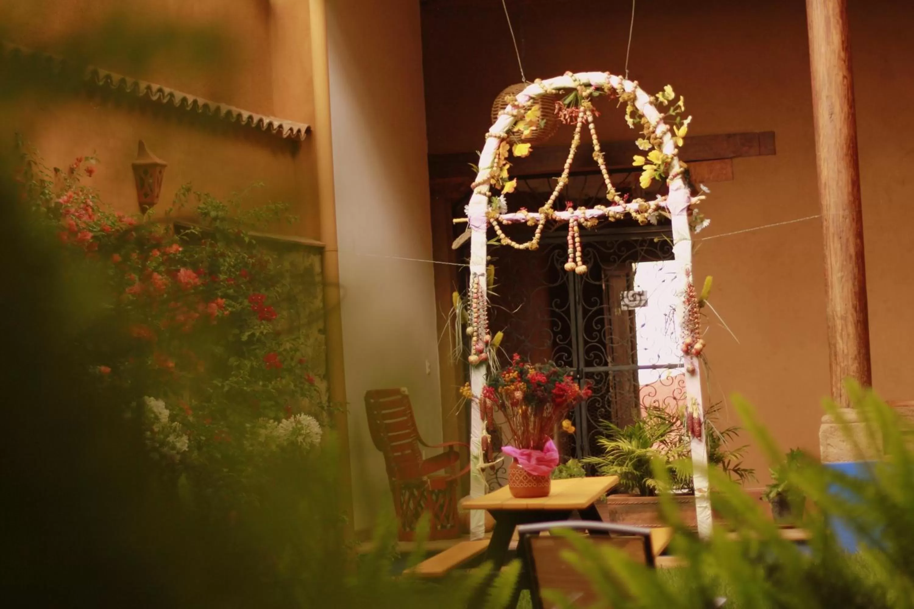 Patio in Posada Yolihuani