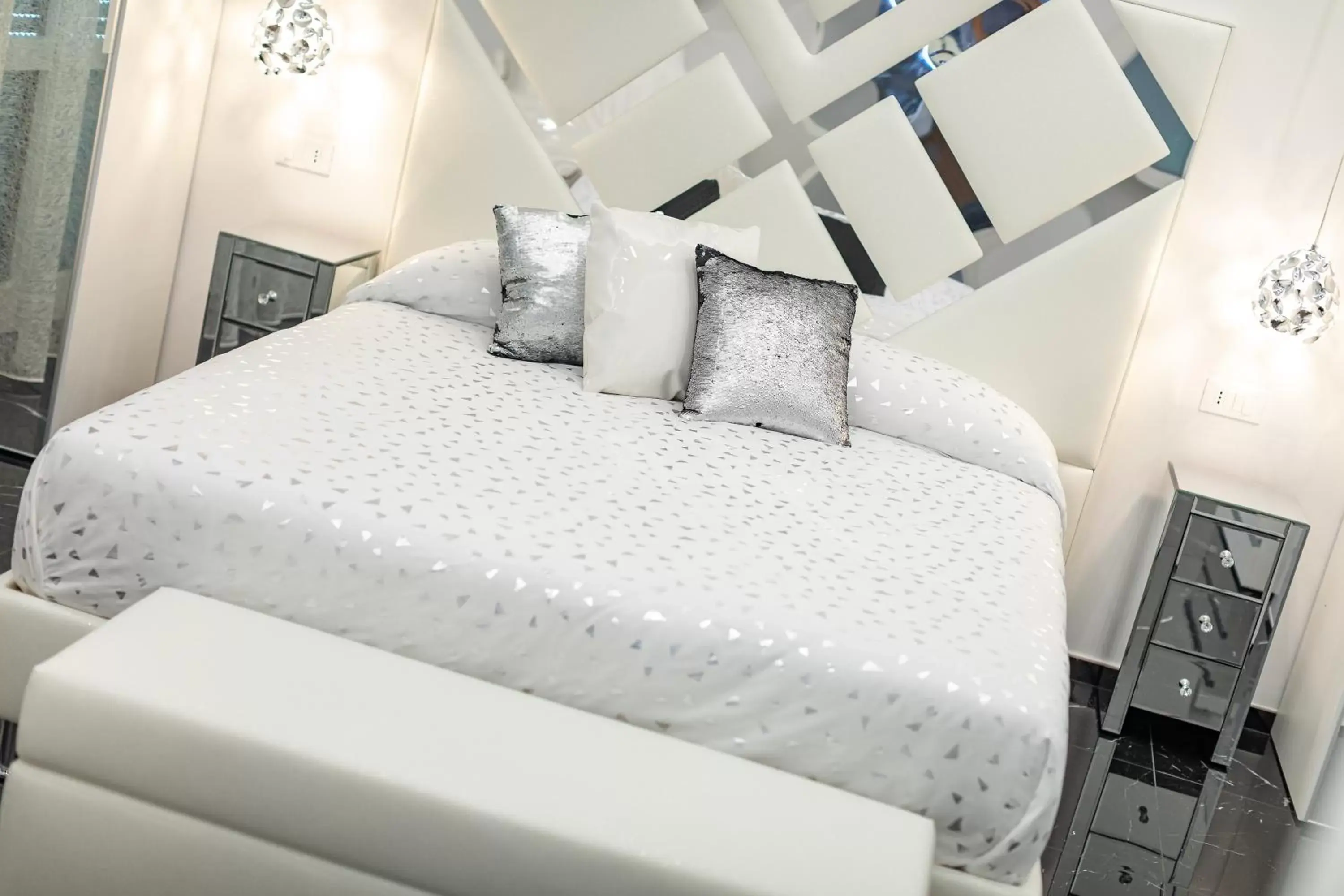 Bed in Prezioso suites & rooms