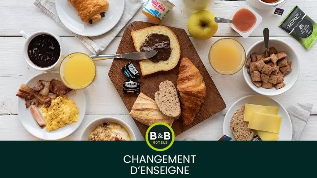 Food and drinks, Breakfast in B&B HOTEL Aix-en-Provence Meyreuil Sainte-Victoire