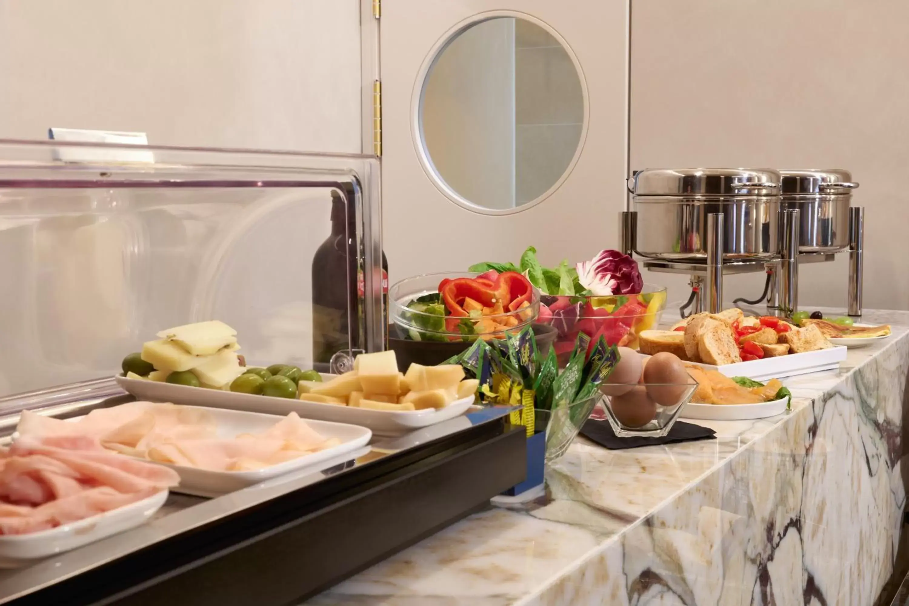 Buffet breakfast, Food in Borghese Contemporary Hotel
