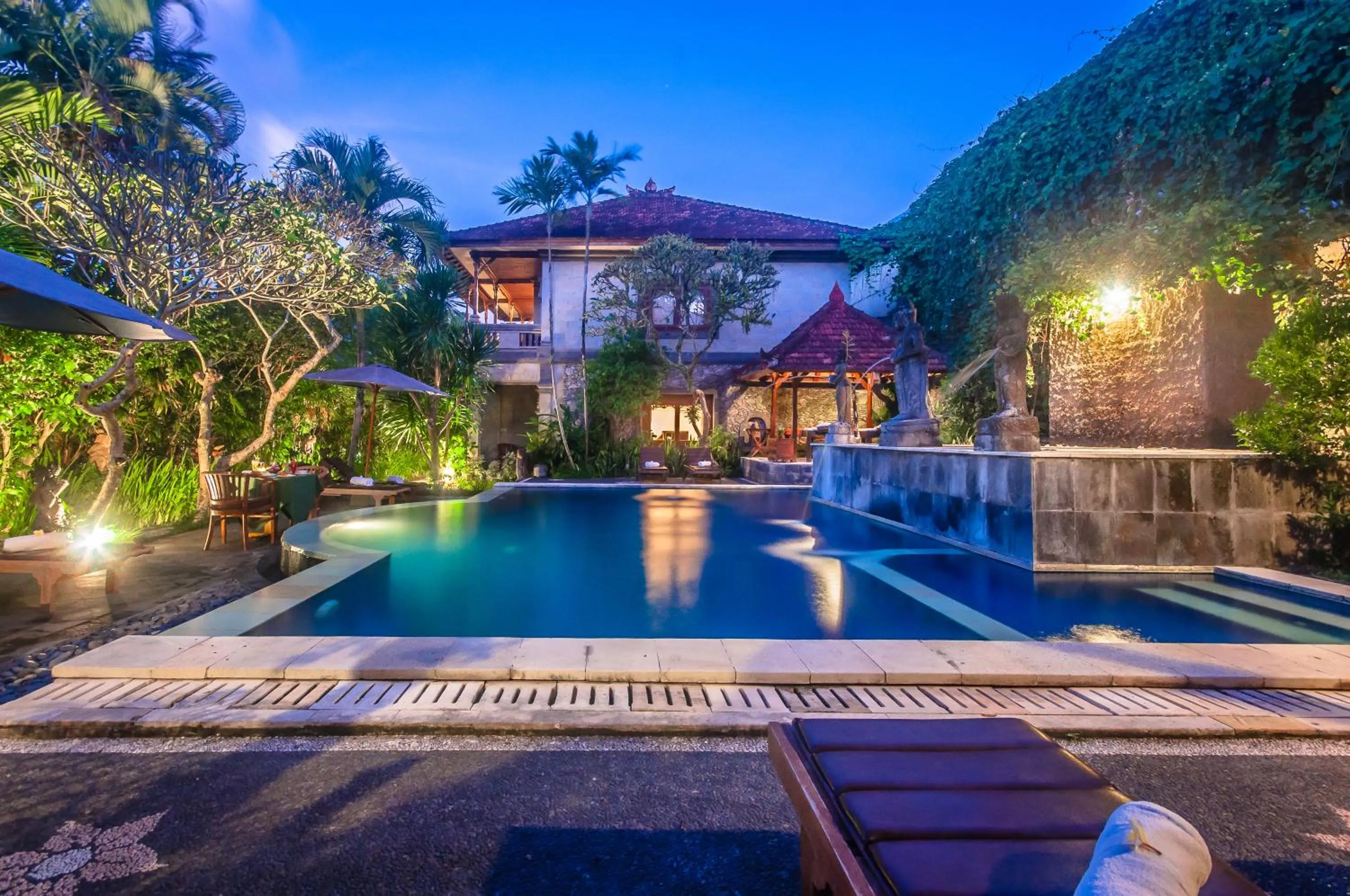 Pool view in Sahadewa Resort & Spa