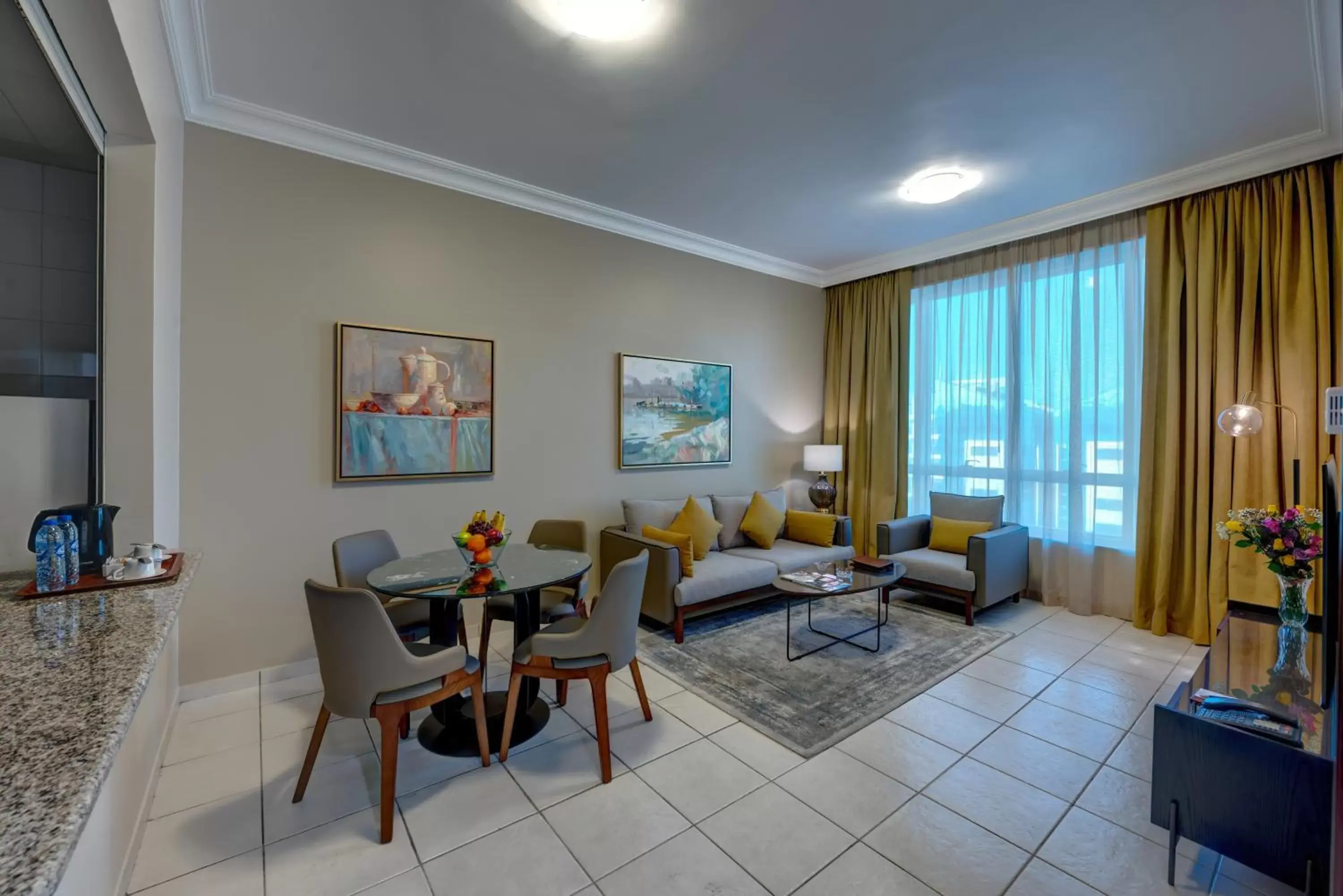 TV and multimedia, Seating Area in Al Nakheel Hotel Apartments Abu Dhabi