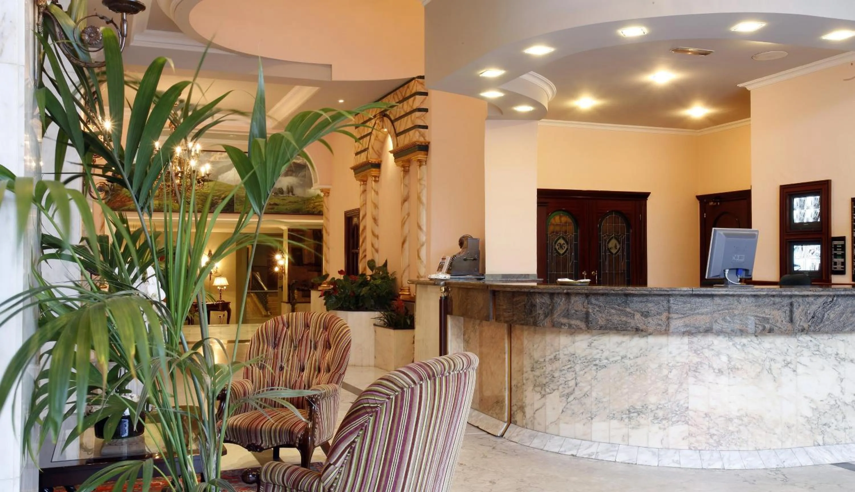 Lobby or reception in Hotel Alcomar