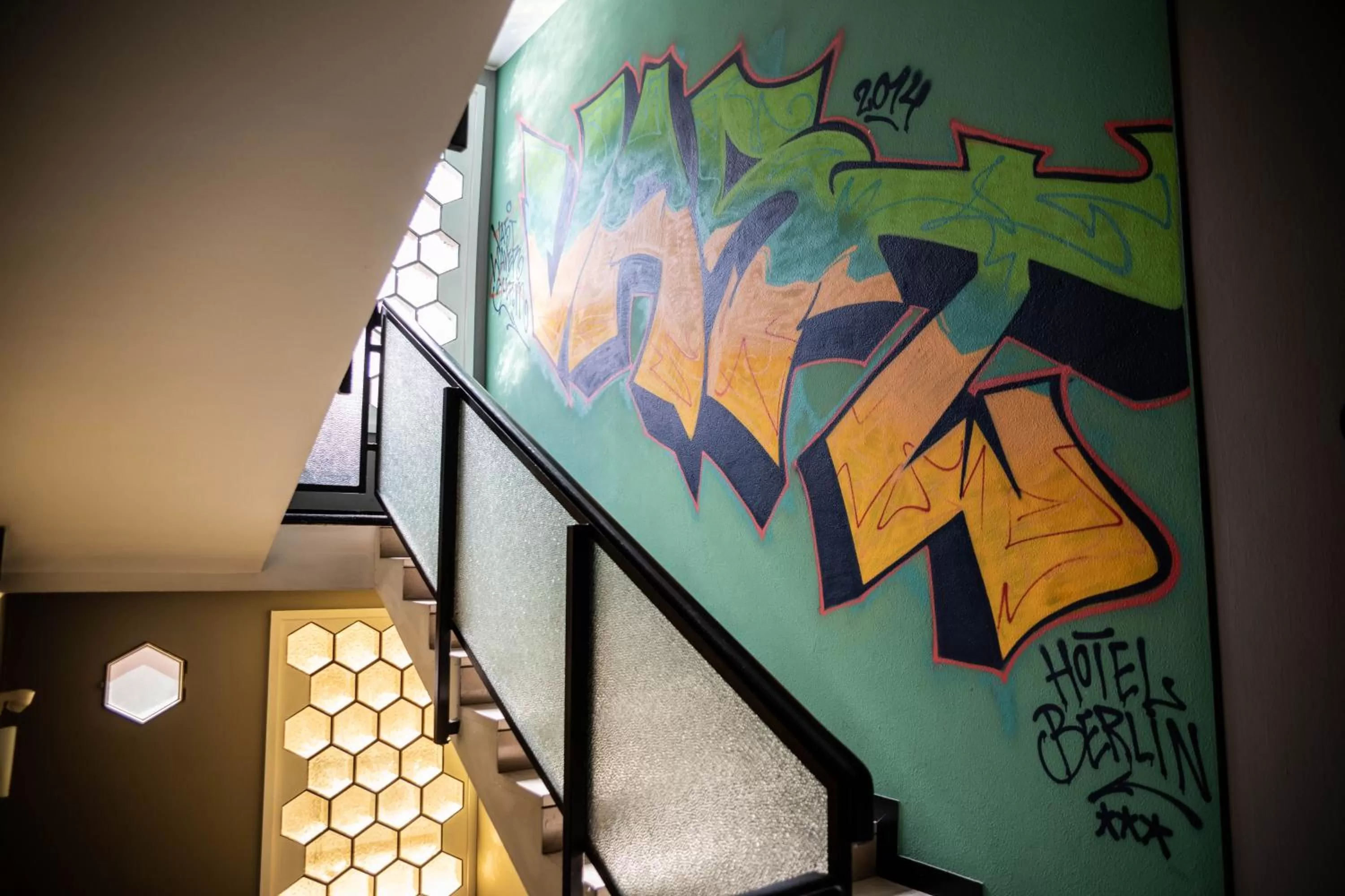 Decorative detail in Hotel Berlino