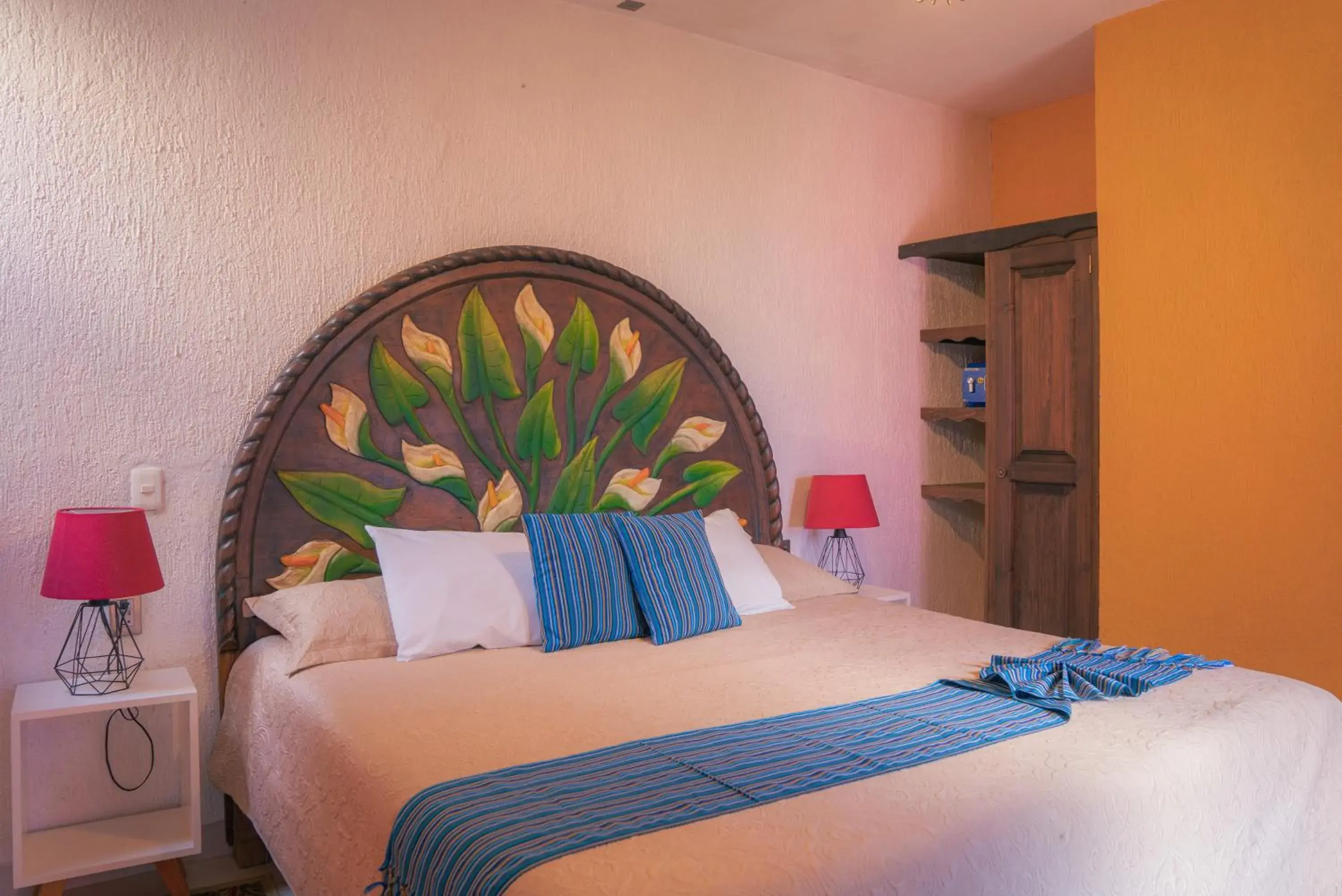 Bedroom, Bed in Hotel Tepeyac