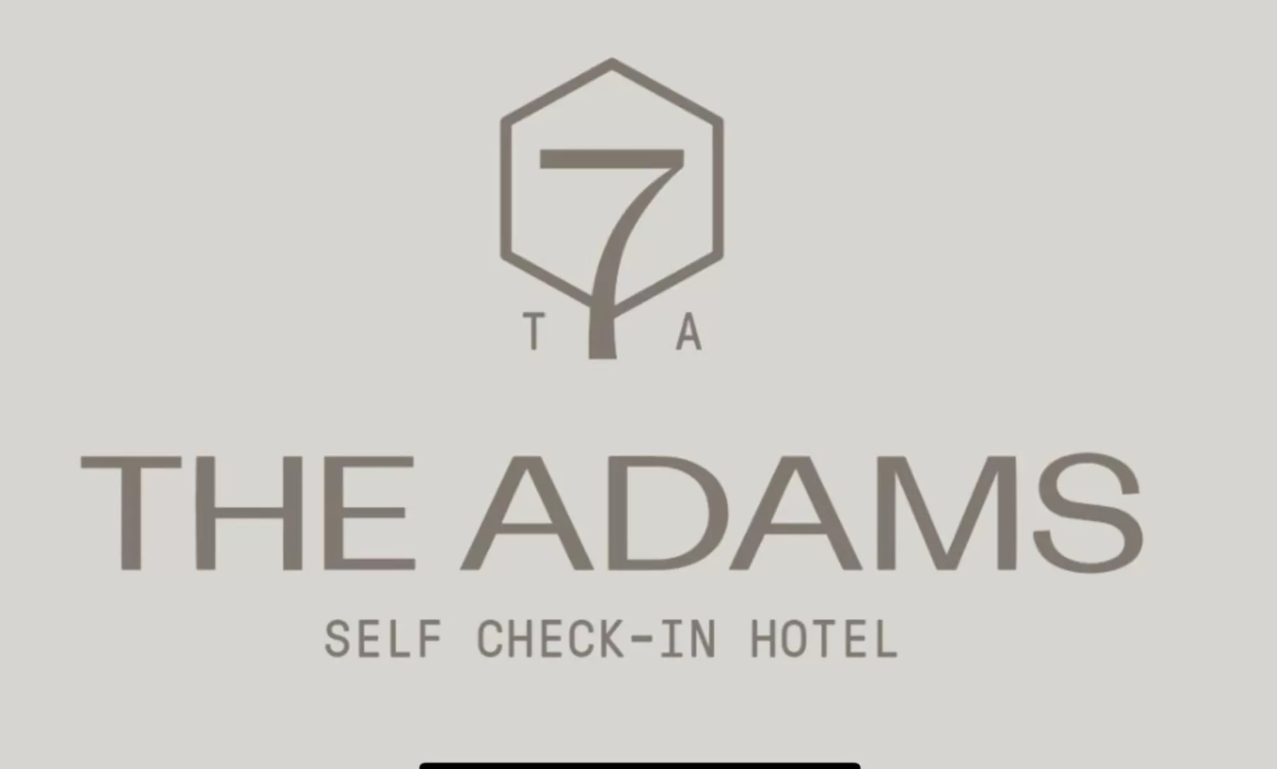 Property logo or sign in THE ADAMS - Self Check In Hotel