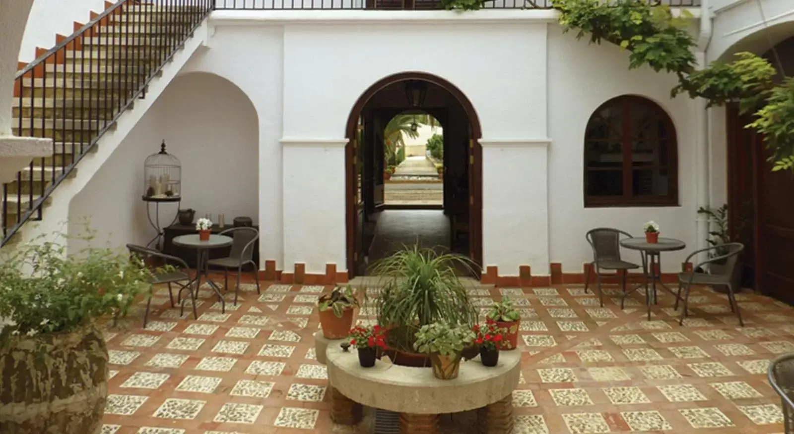 Patio in El Sequer Casa Rural